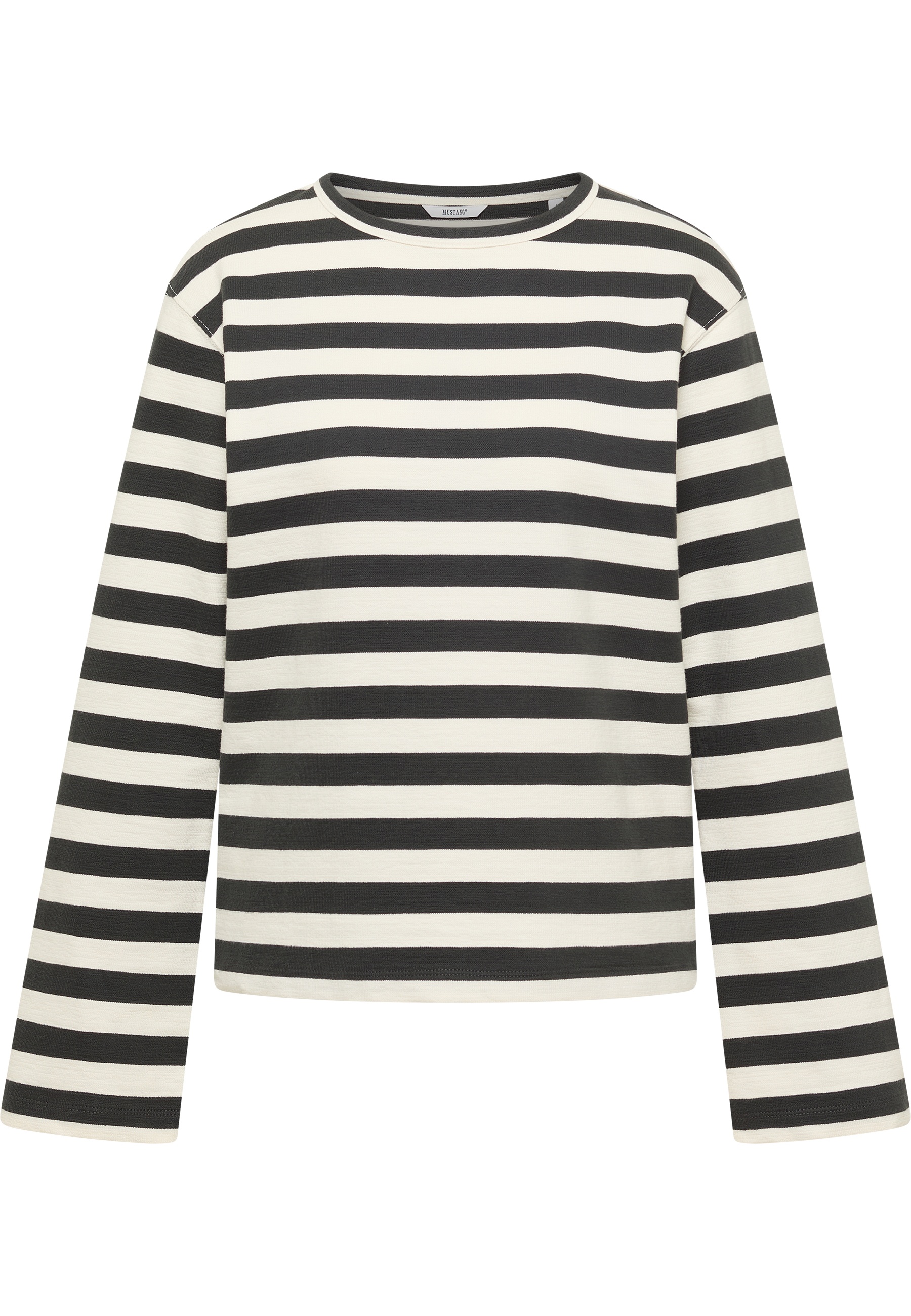 Mustang Damen Langarmshirt Style Sutton, bunt