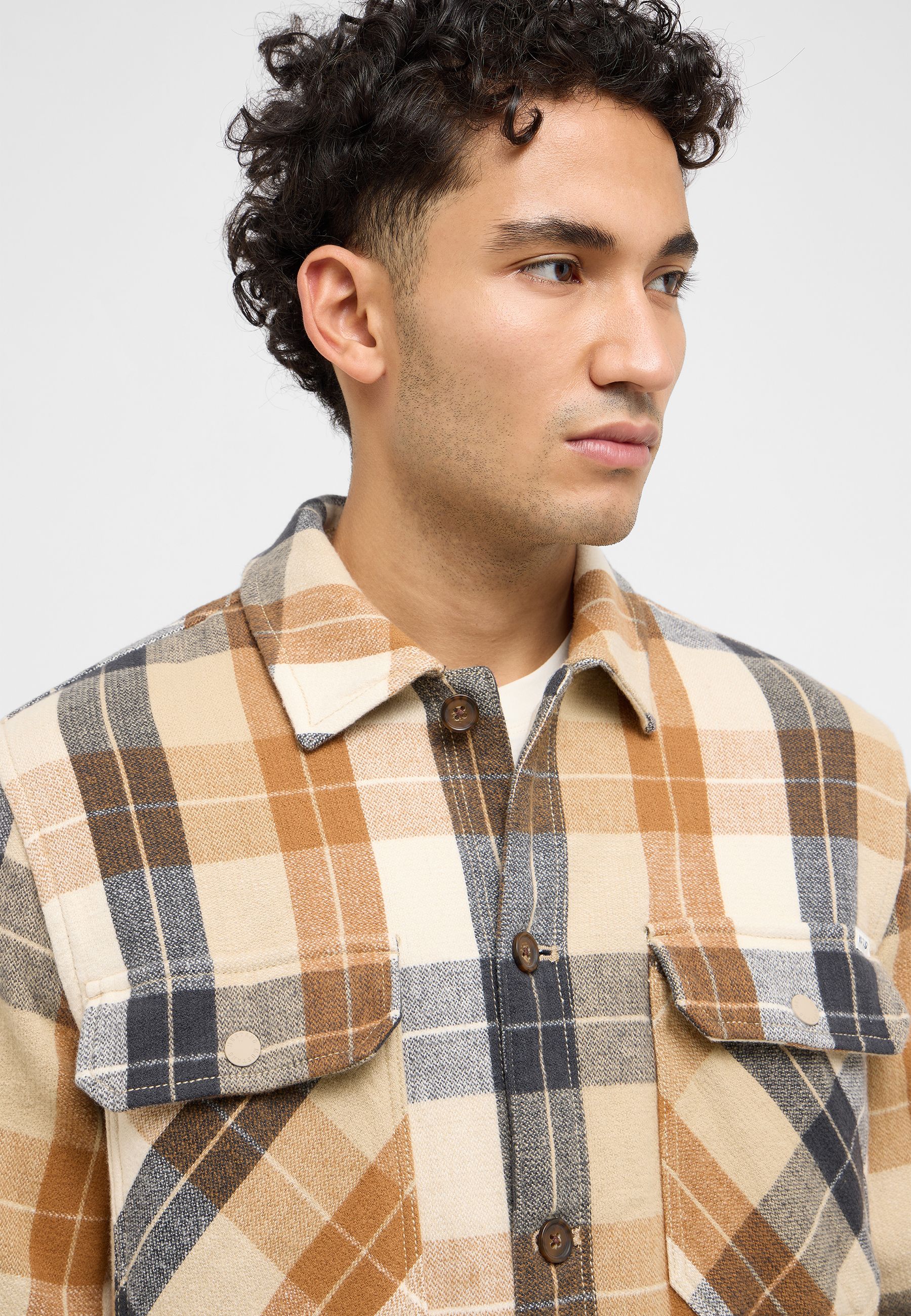 plaid, shirt, Flanell, Knopfleiste, Taschen