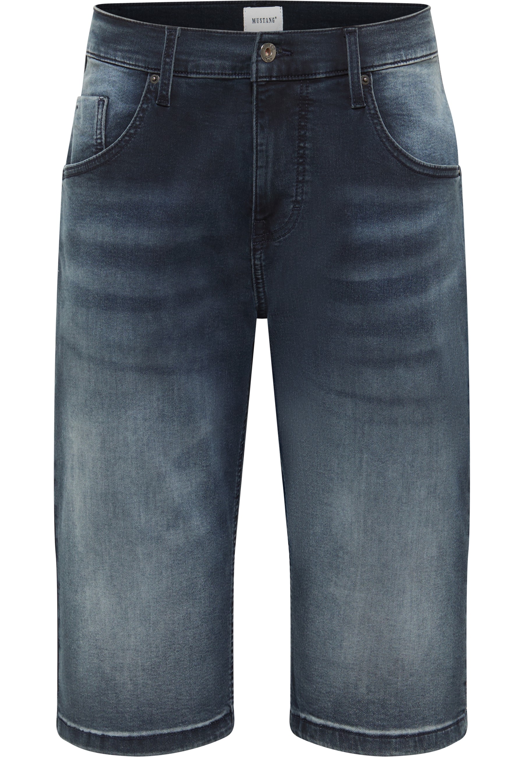 Mustang Herren Jeans-Short Style Denim Bermuda, blau dunkel