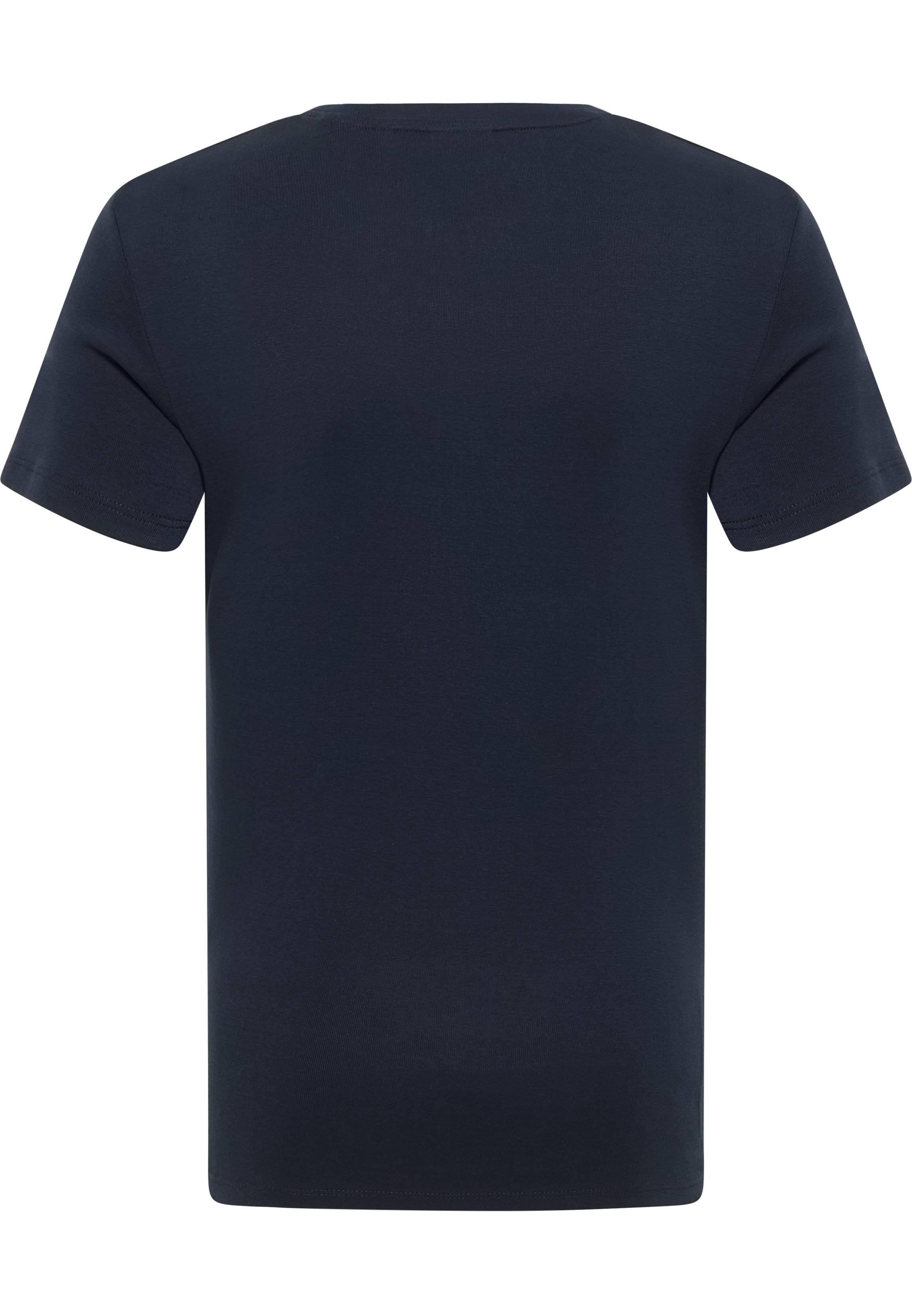 T-Shirt, Kurzarm, Rundhals, Einfarbig, Navy