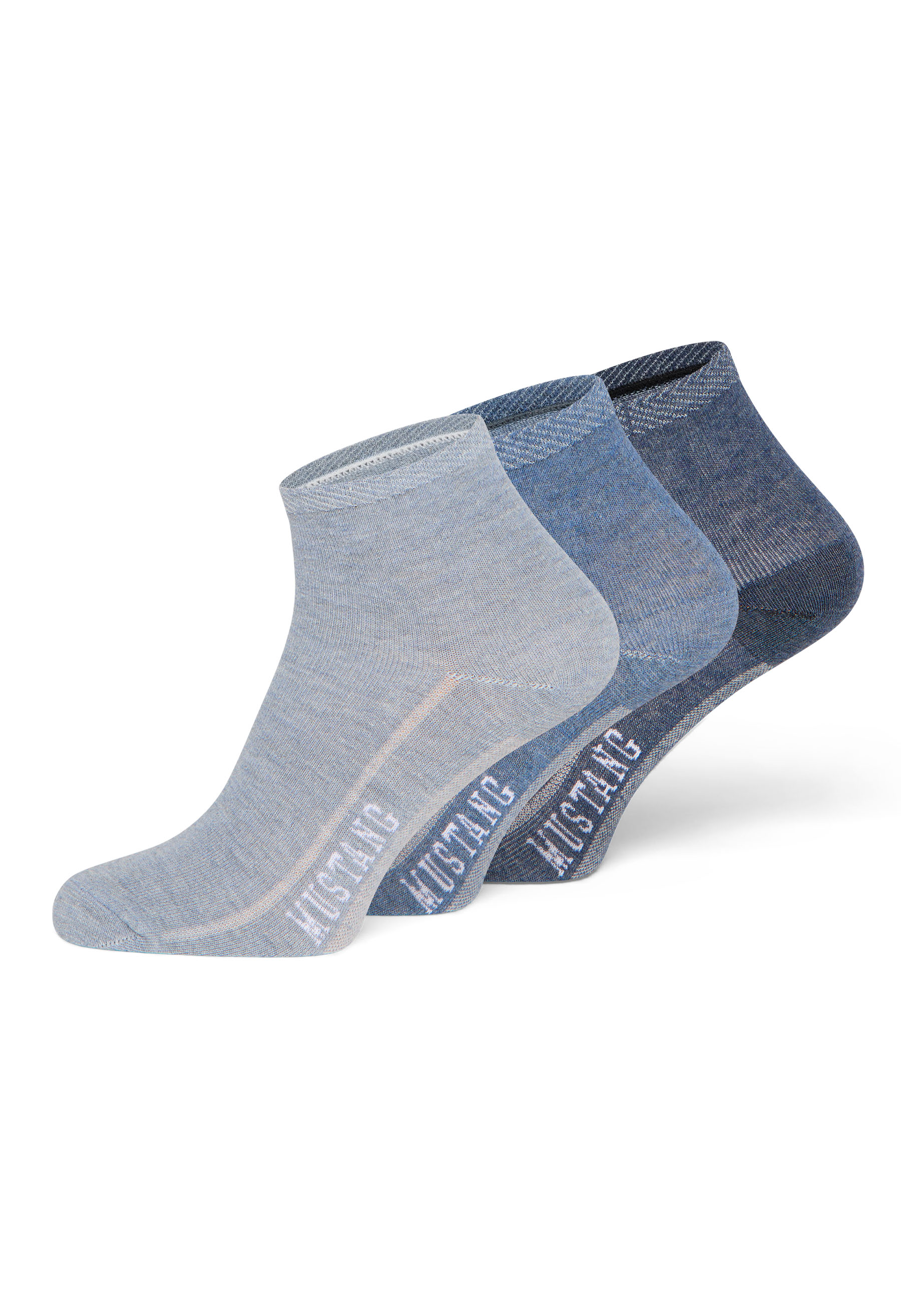 Mustang Damen Socken Sneaker Socken, bunt