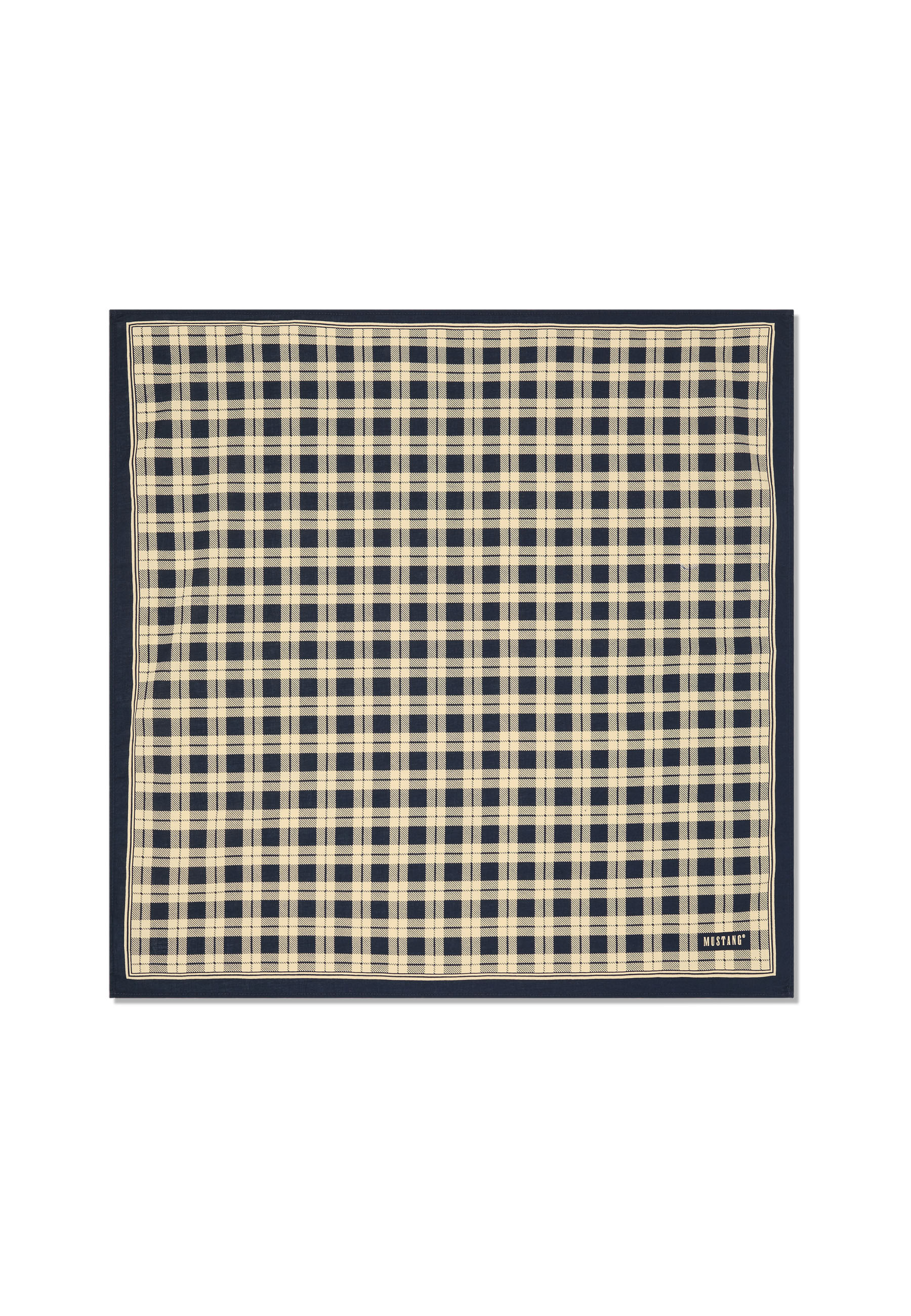 Plaid, Bandana, Schal, Marineblau, Muster