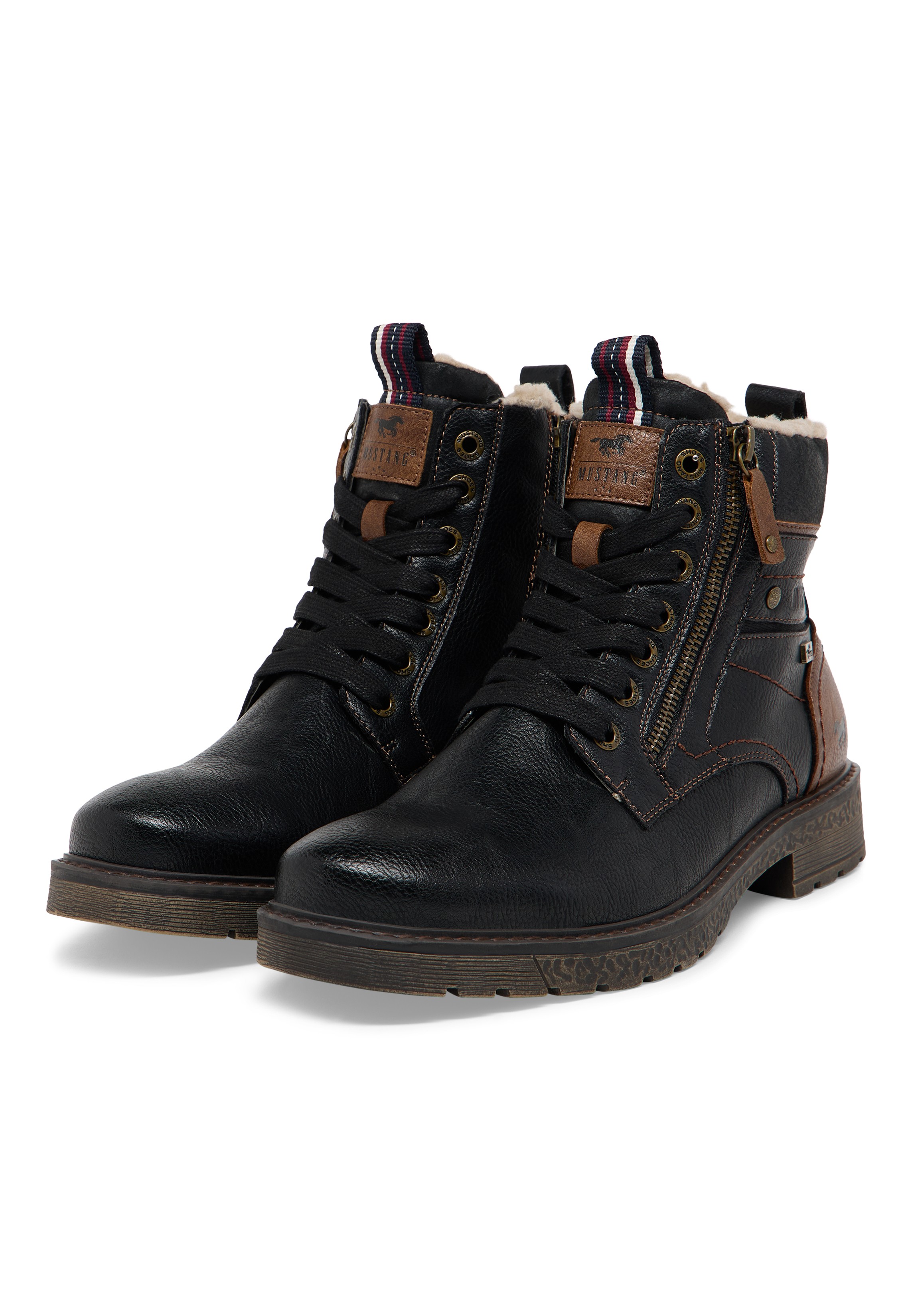 Mustang Herren Stiefelette Style Midor, schwarz