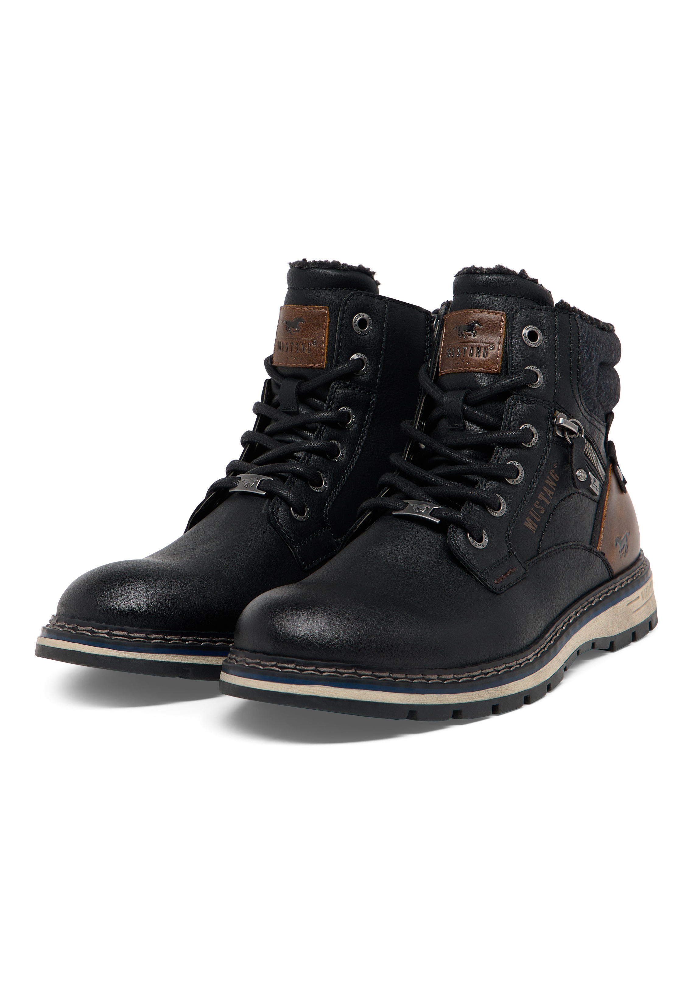 Mustang Herren Stiefelette Style Mariko, schwarz