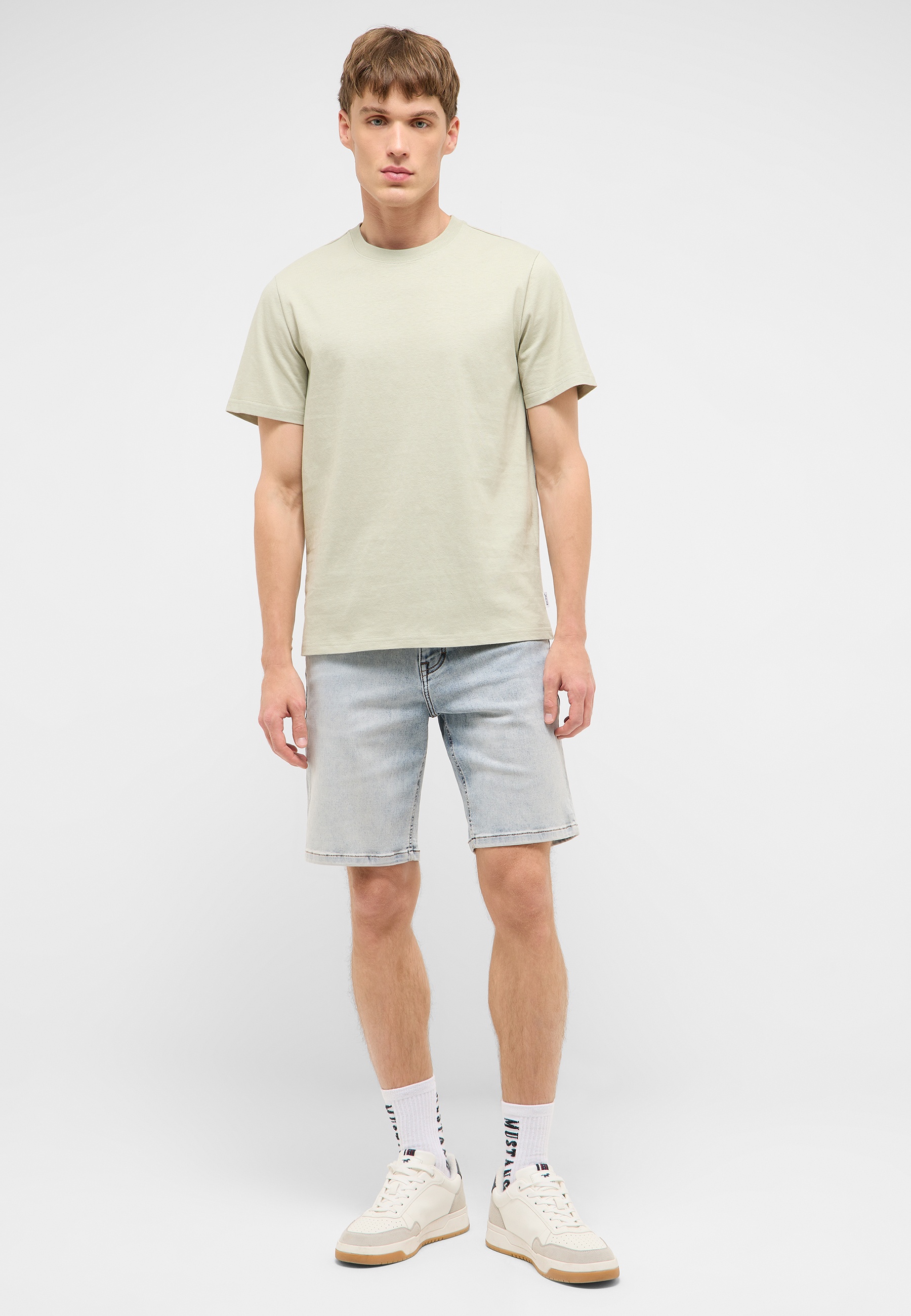 T-Shirt, Kurzarm, Beige, Uni, Kleidersatz