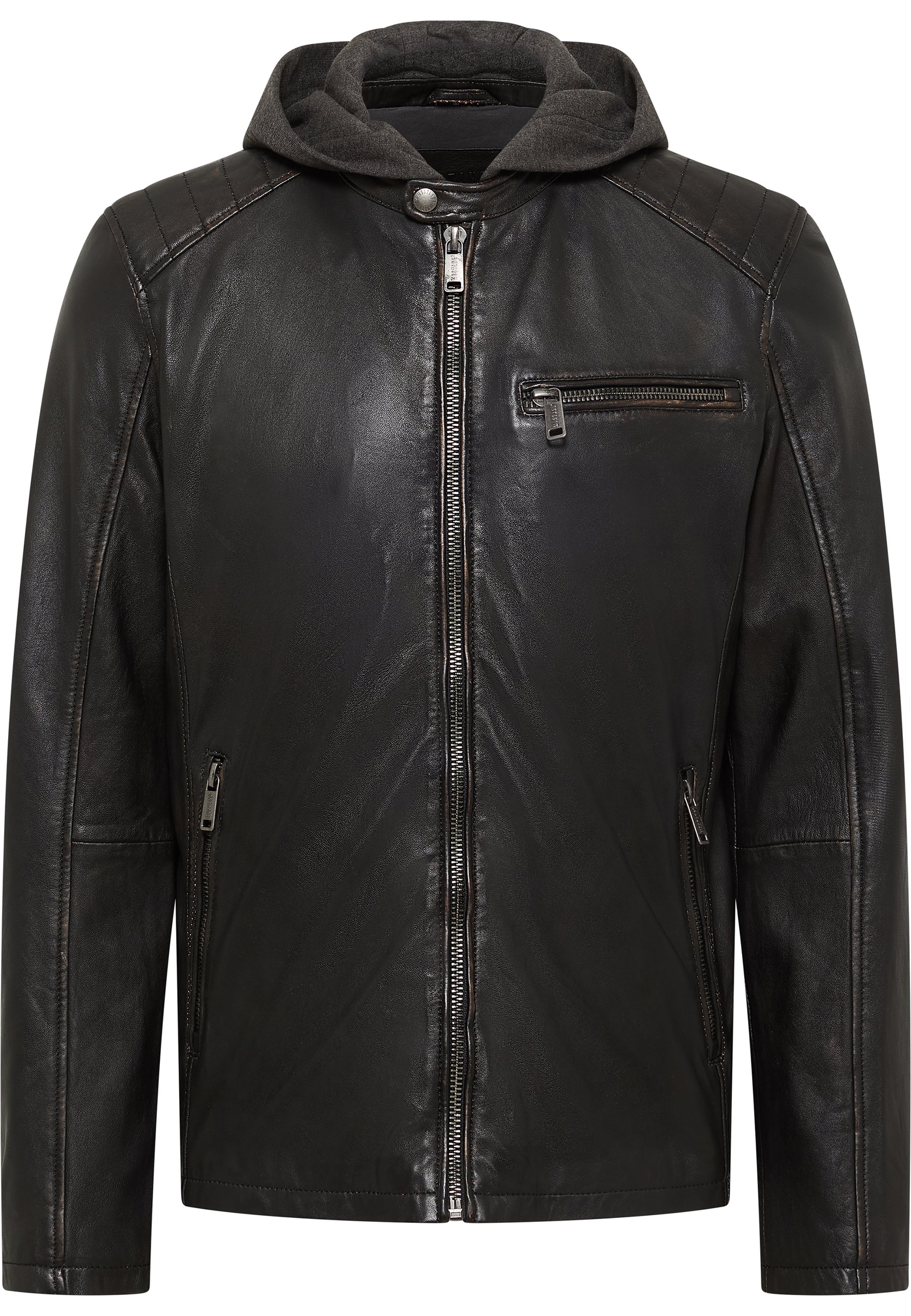 Bekleidung, Mantel, Jacke, Jacke aus Leder