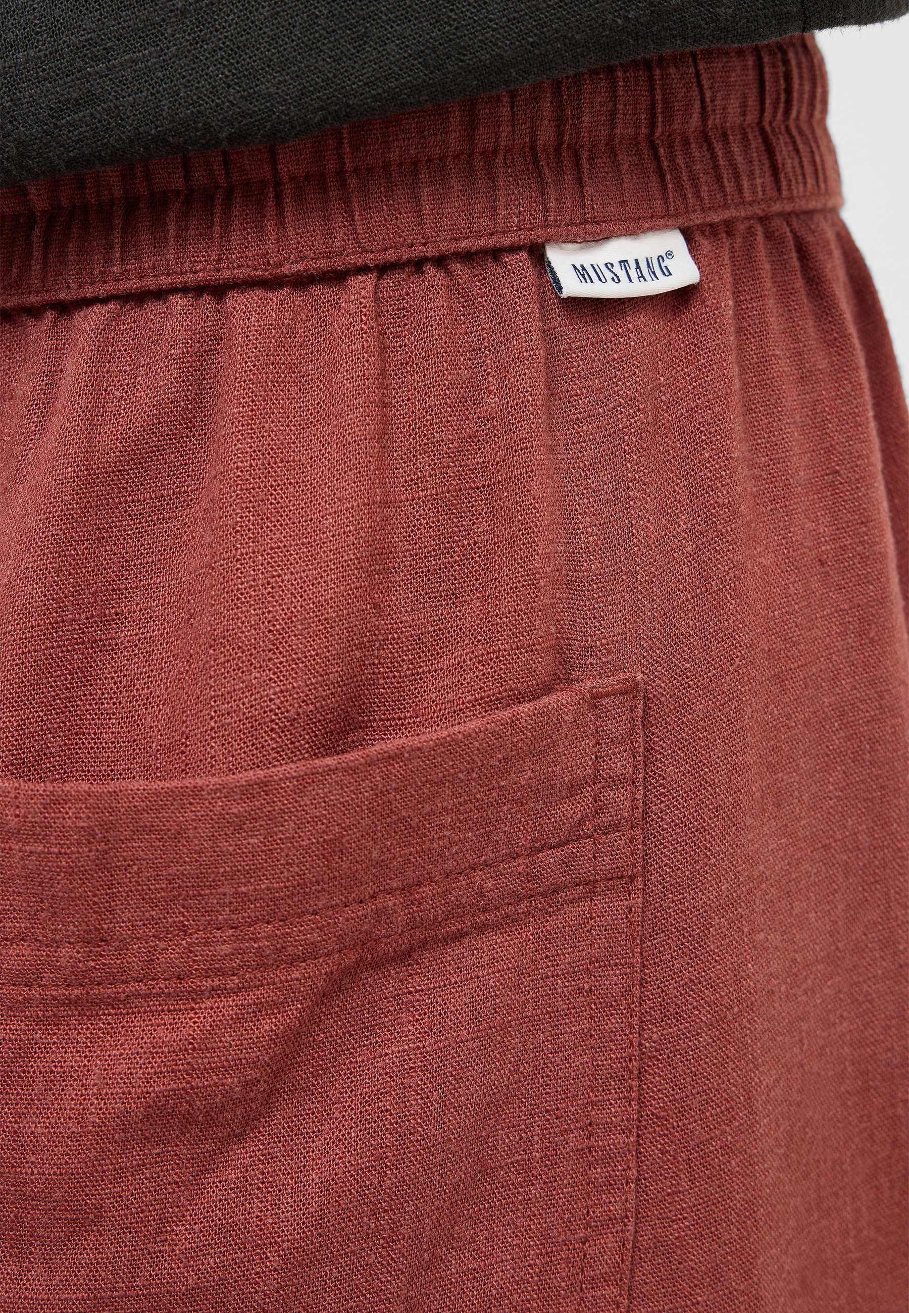 roteres Material, Jogginghose, Kordelzug, Hose, Tasen