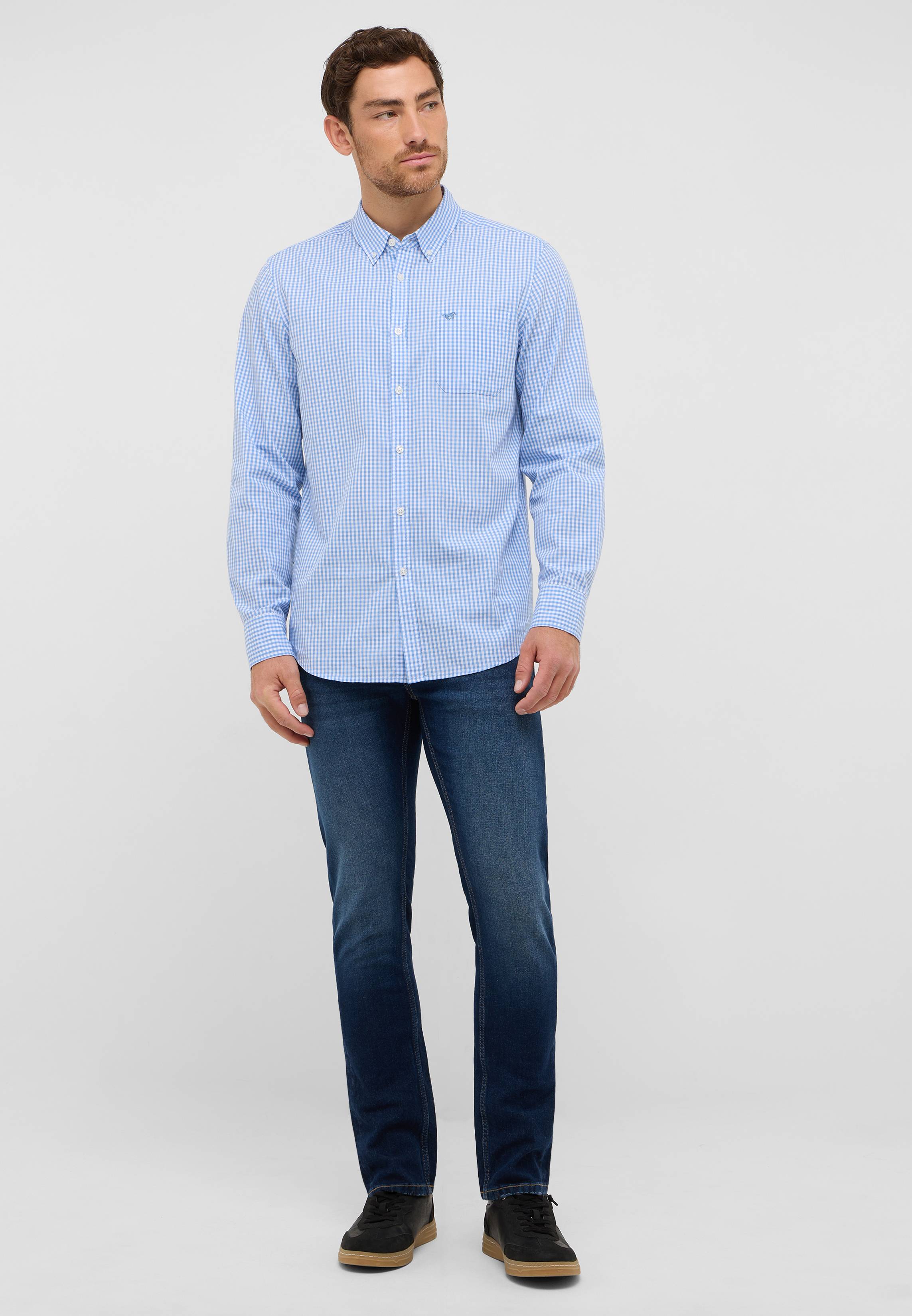 Hemd, Hosen, Kleid, Hemd, Langarm, Person