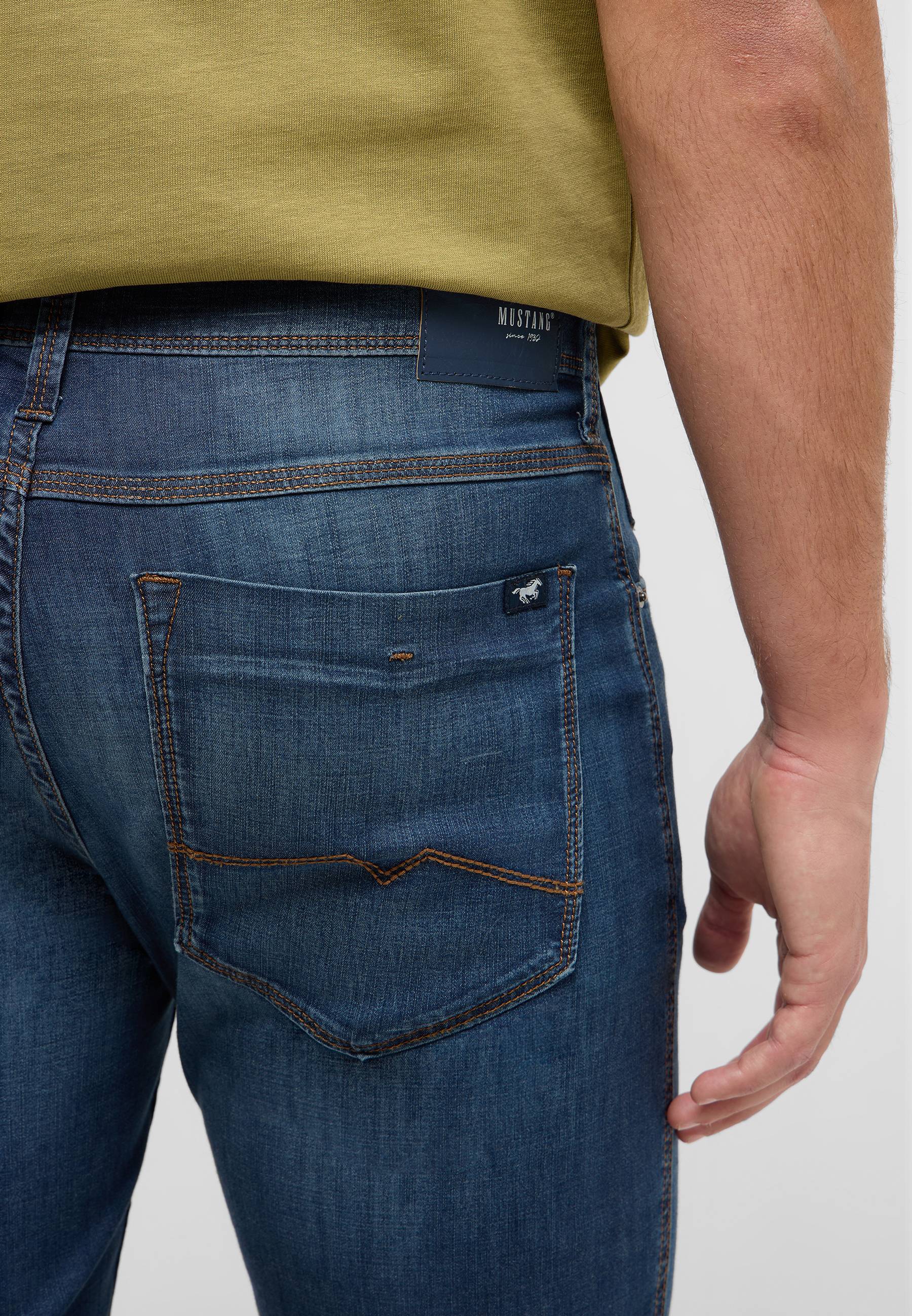 jeans, back pocket, Denim, blau, Naht