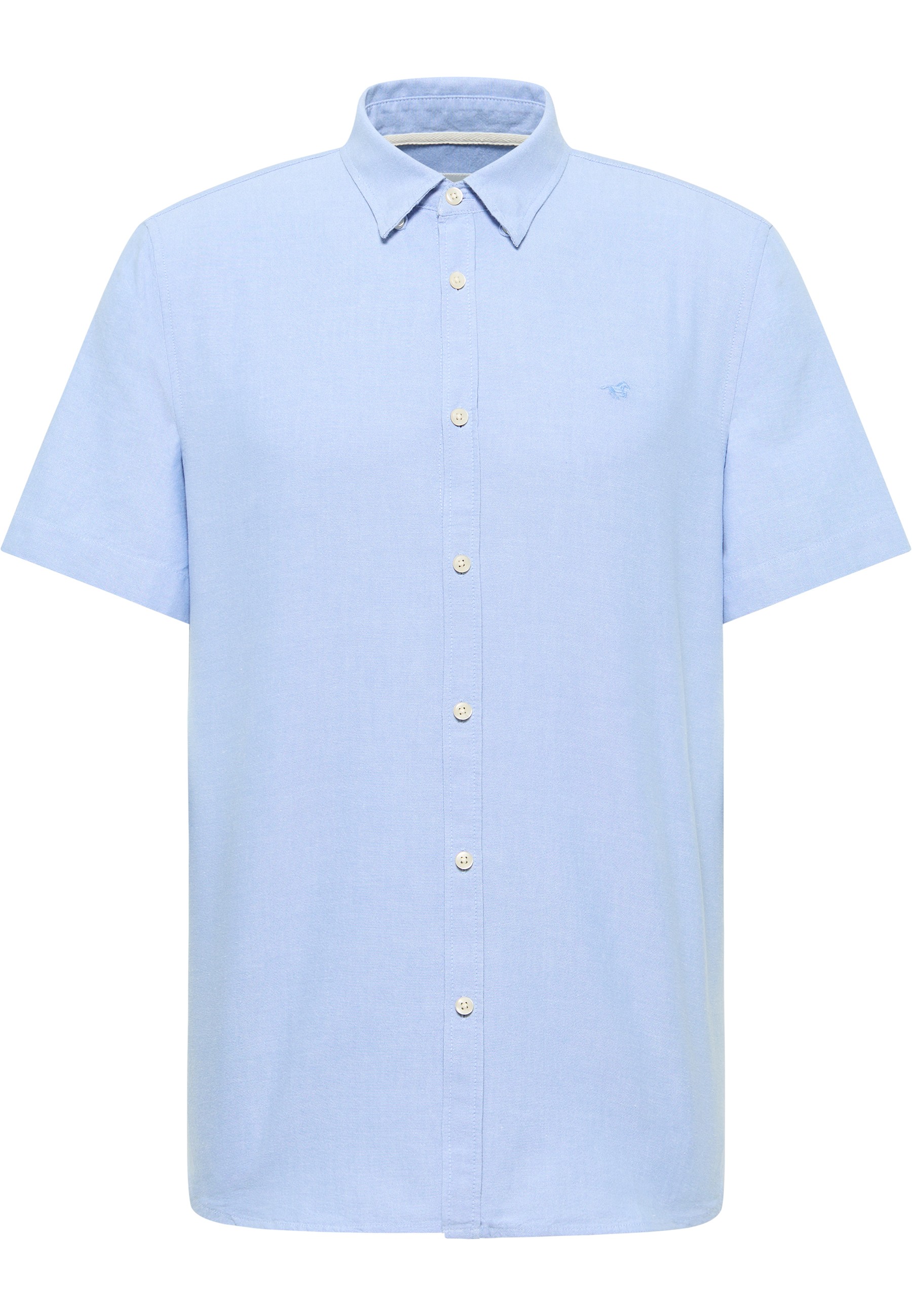 Mustang Herren Kurzarmhemd Style Berkeley, hellblau
