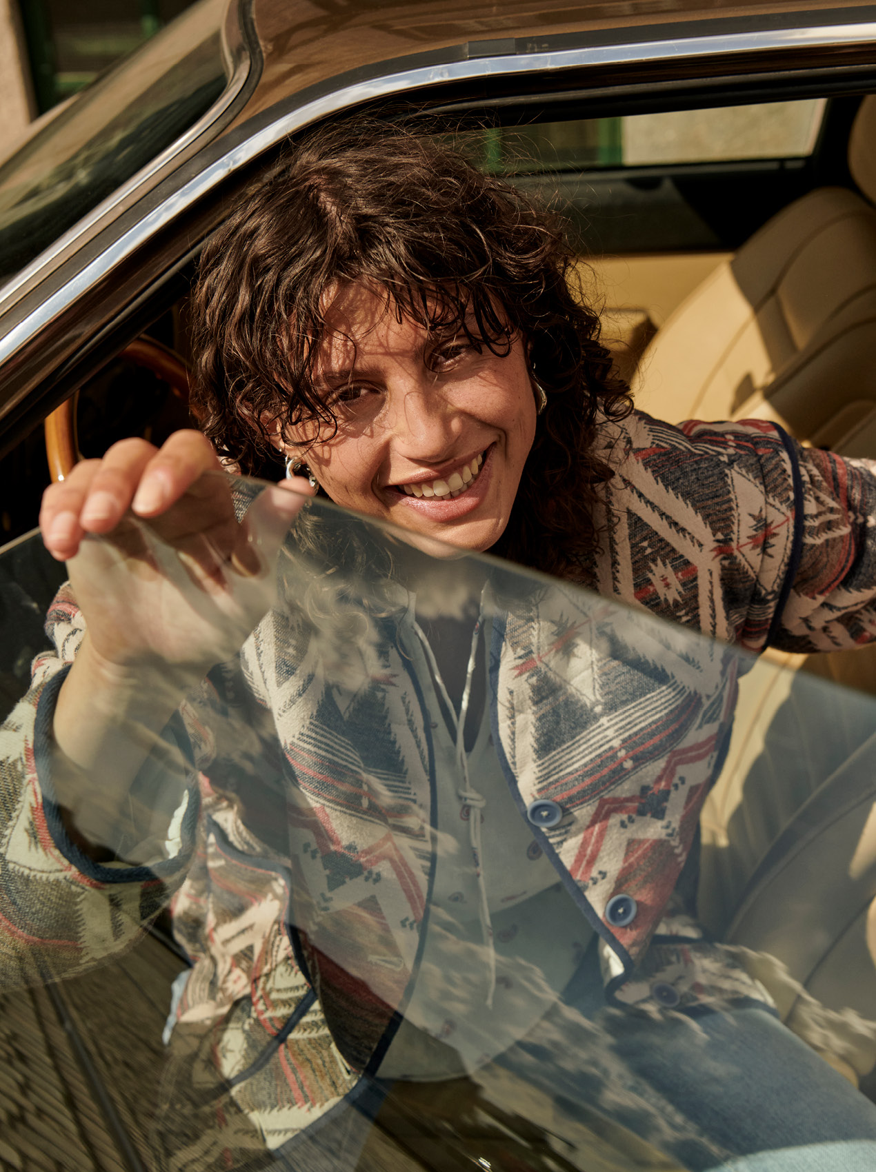 Finger, Person, Gesicht, Lächeln, Portrait