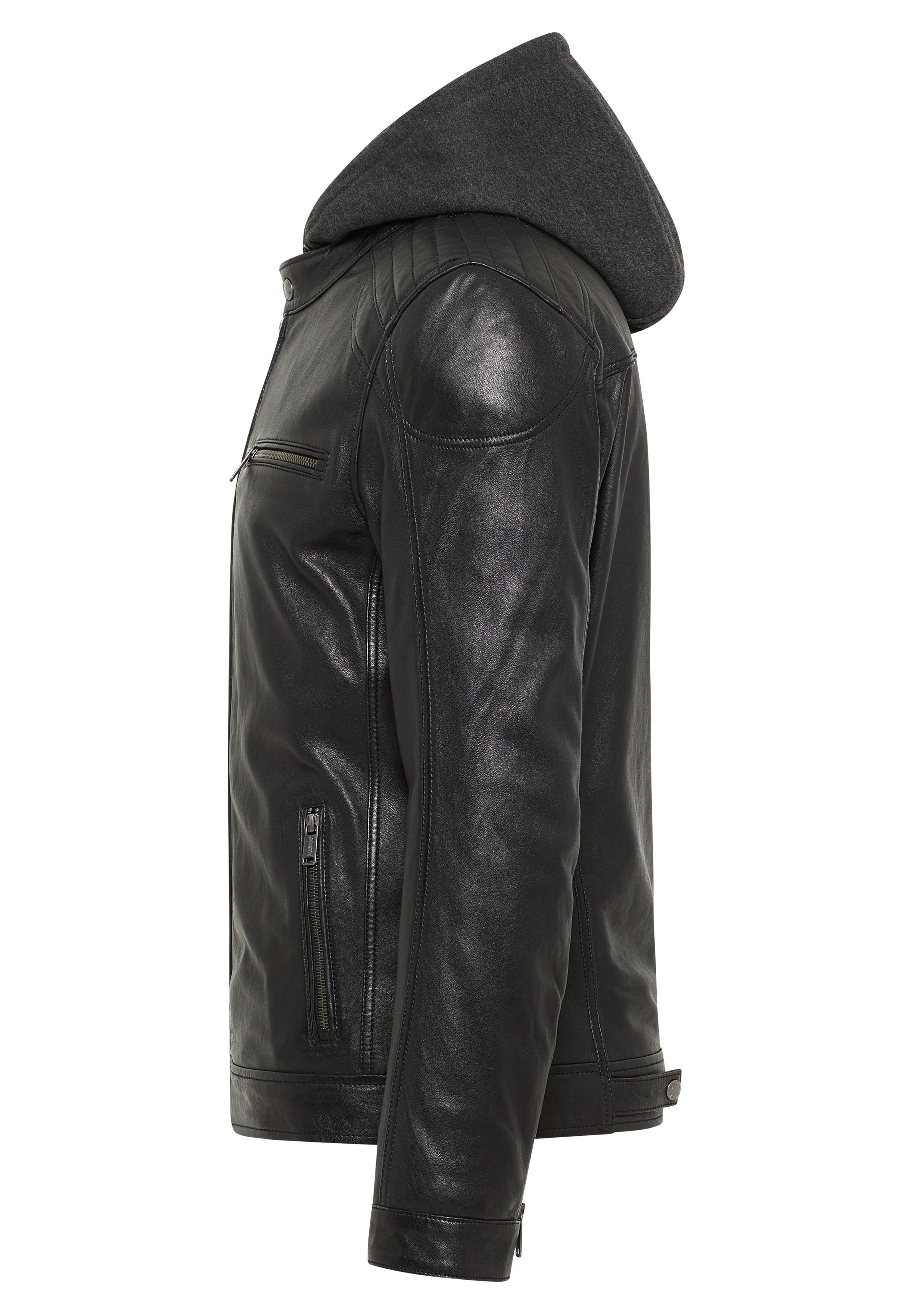 Bekleidung, Mantel, Jacke, Jacke aus Leder