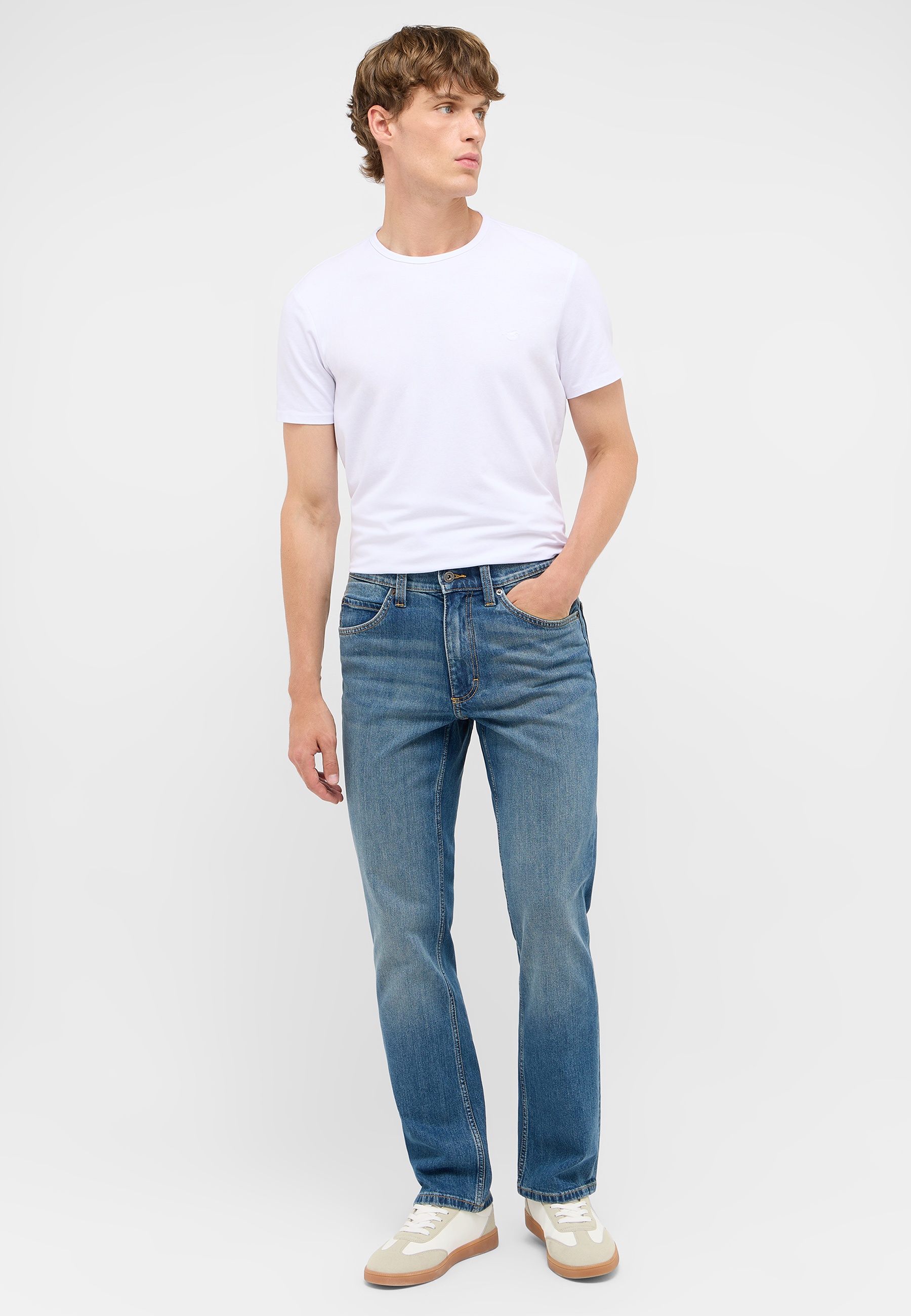 T-Shirt, Weiß, Kurzarm, casual, Basic