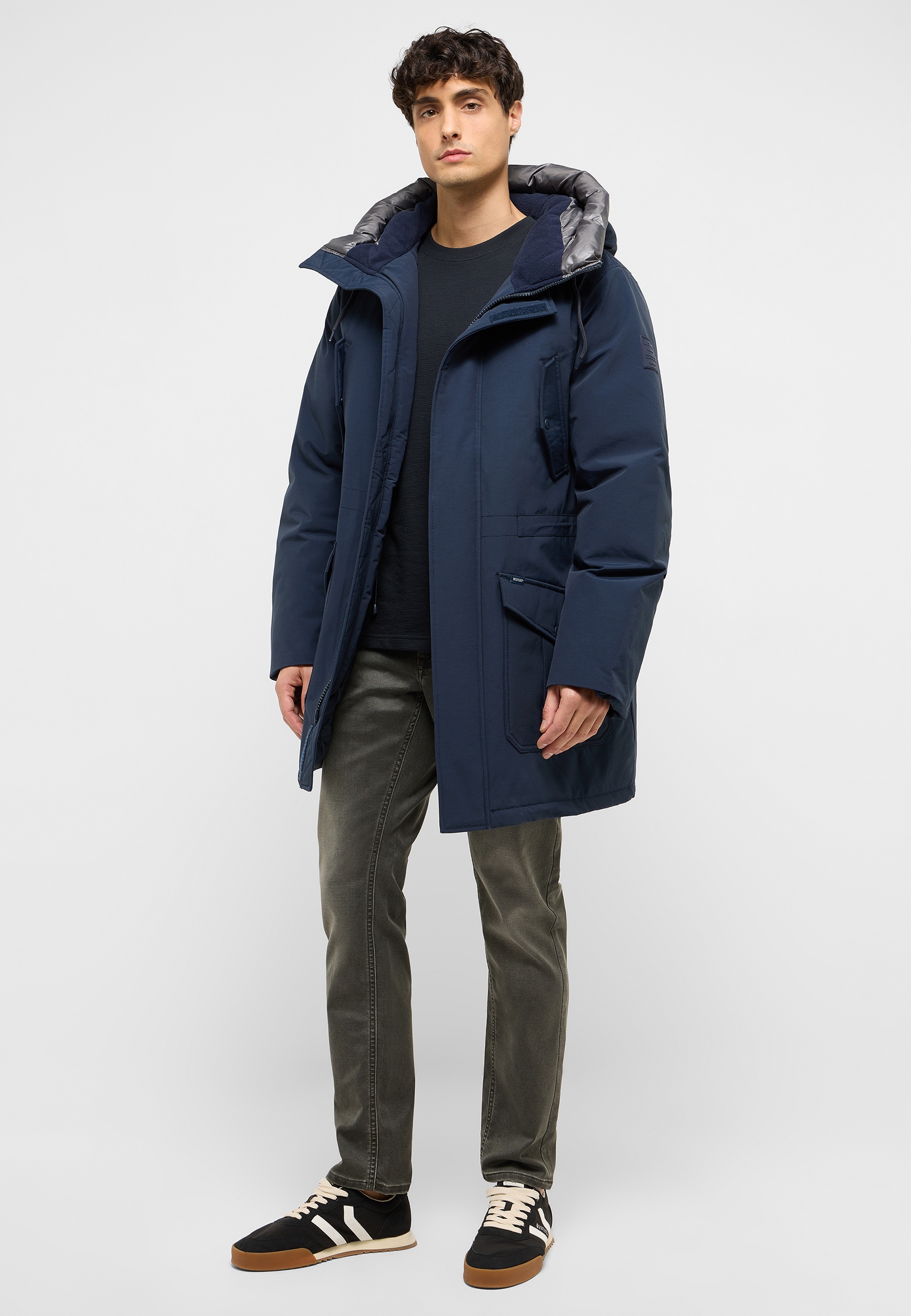 Mantel, Jacke, Person, Schuh