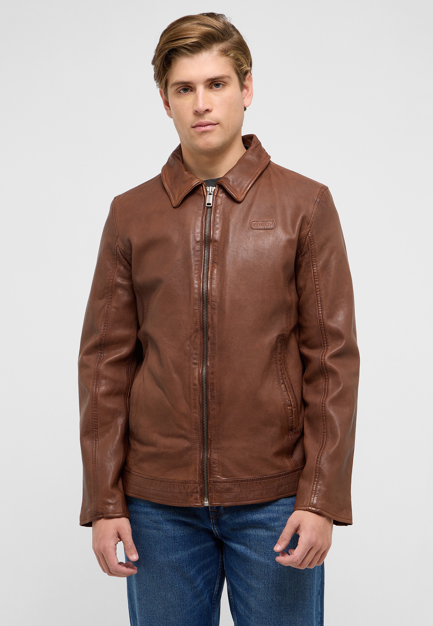 Bekleidung, Mantel, Jacke, Jacke aus Leder