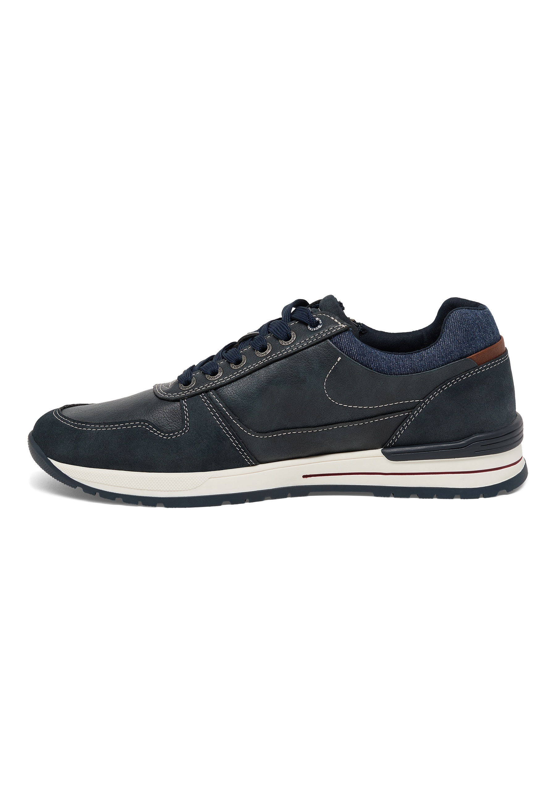 Sneaker, Laufschuh, Navy, Grau, Sohle