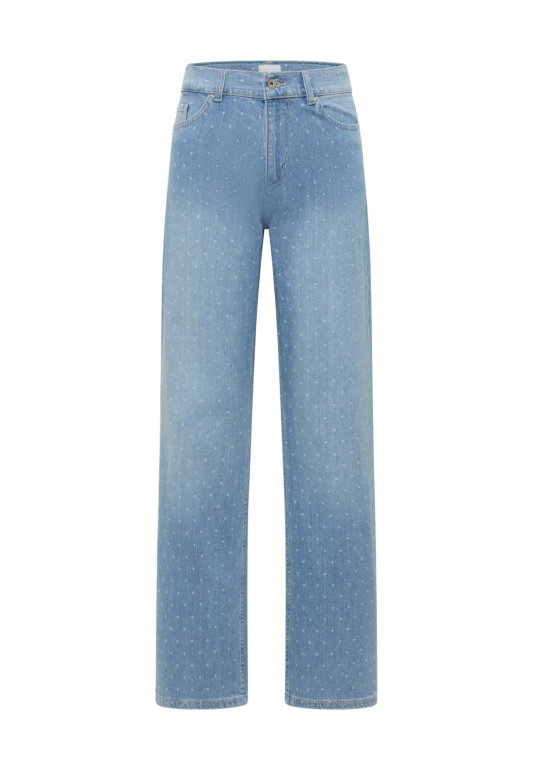 Mustang Damen Jeans Style Madison Wide, blau hell