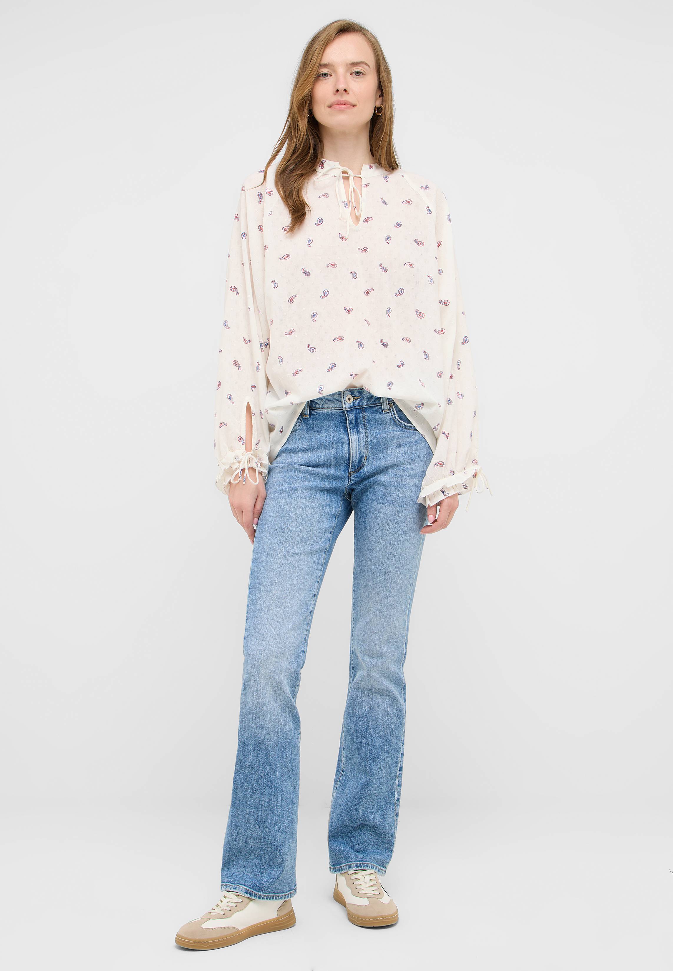 Bekleidung, Hosen, Bluse, Jeans, Langarm