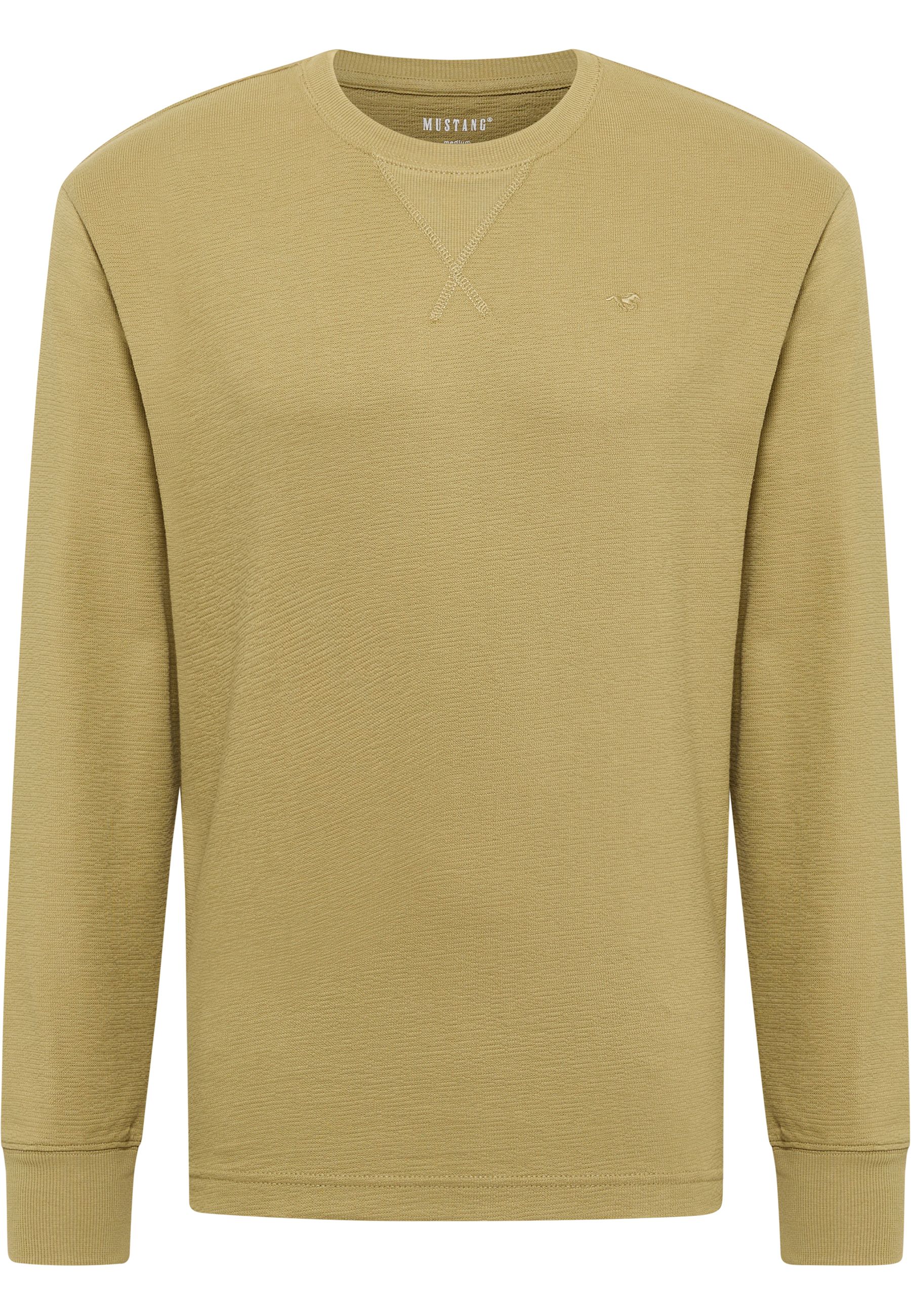 Mustang Herren Langarmshirt Style Asheville, khaki