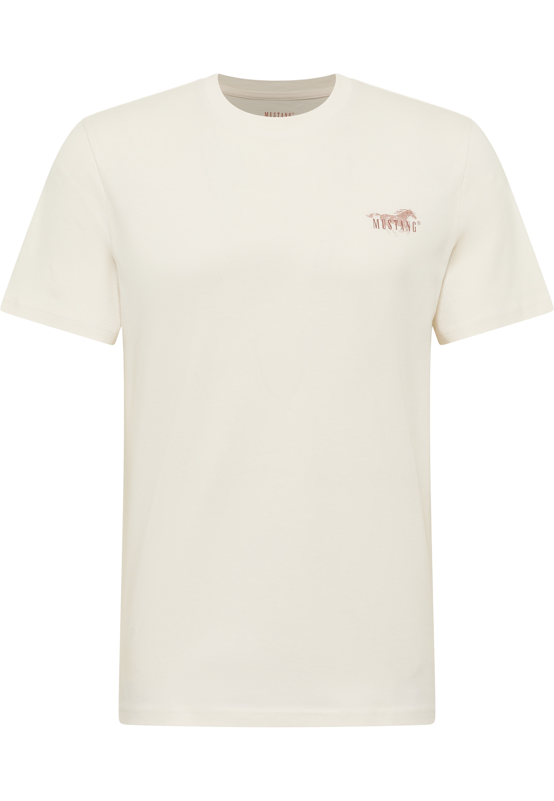 Mustang Herren T-Shirt Style Austin, offwhite