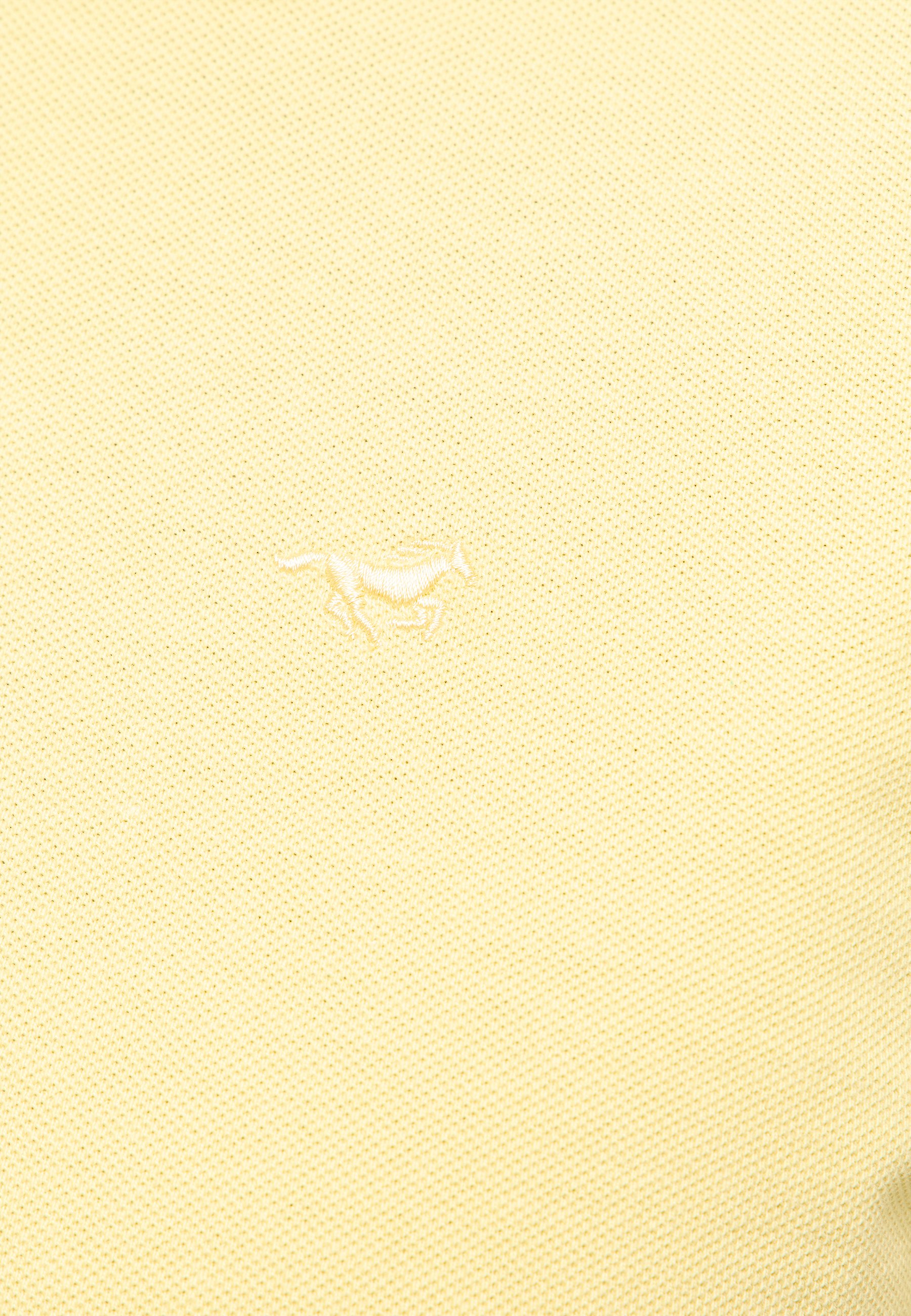 polo, pique, gelb, Abzeichen, Körnung