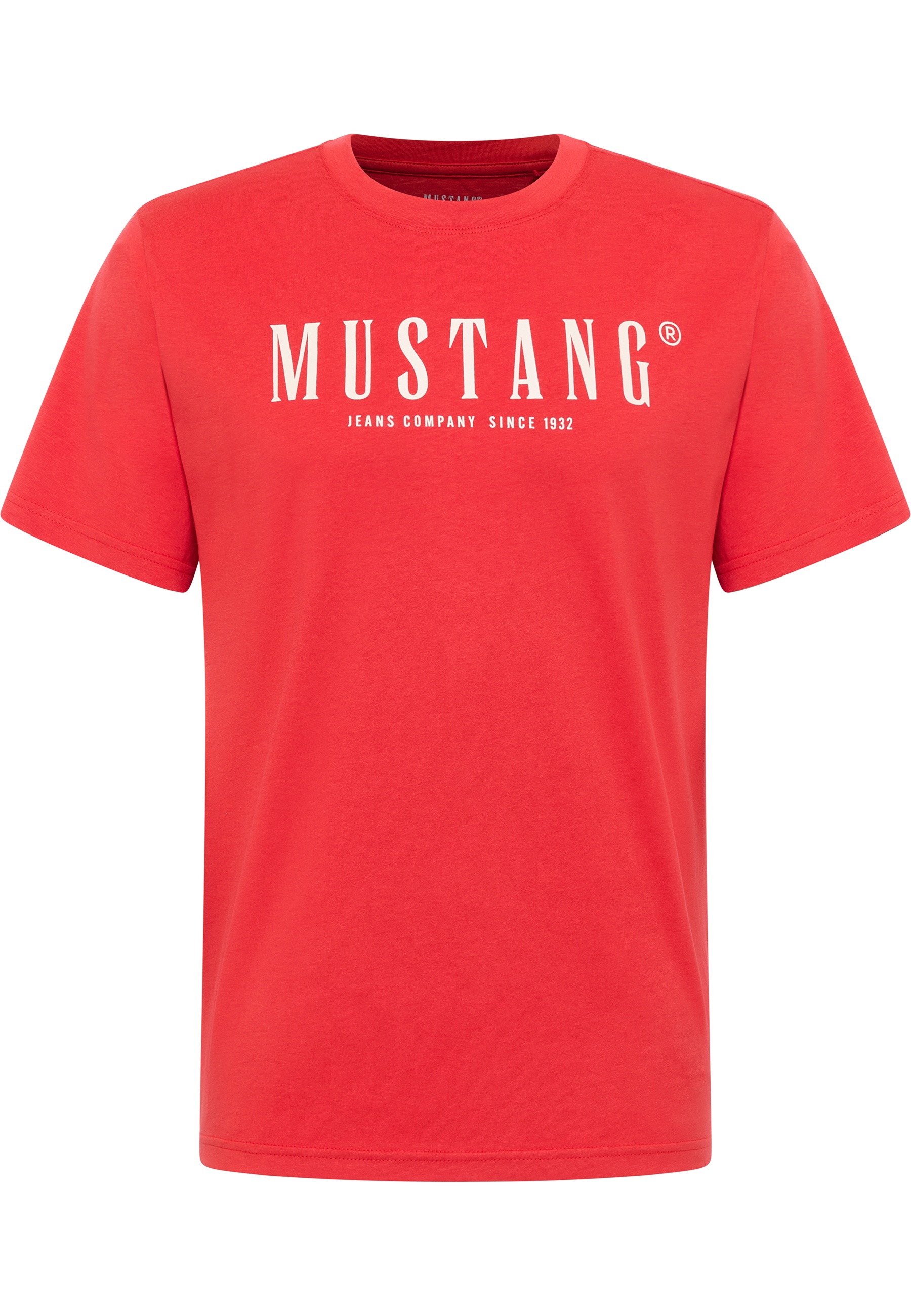 Mustang Herren T-Shirt Style Austin, rot
