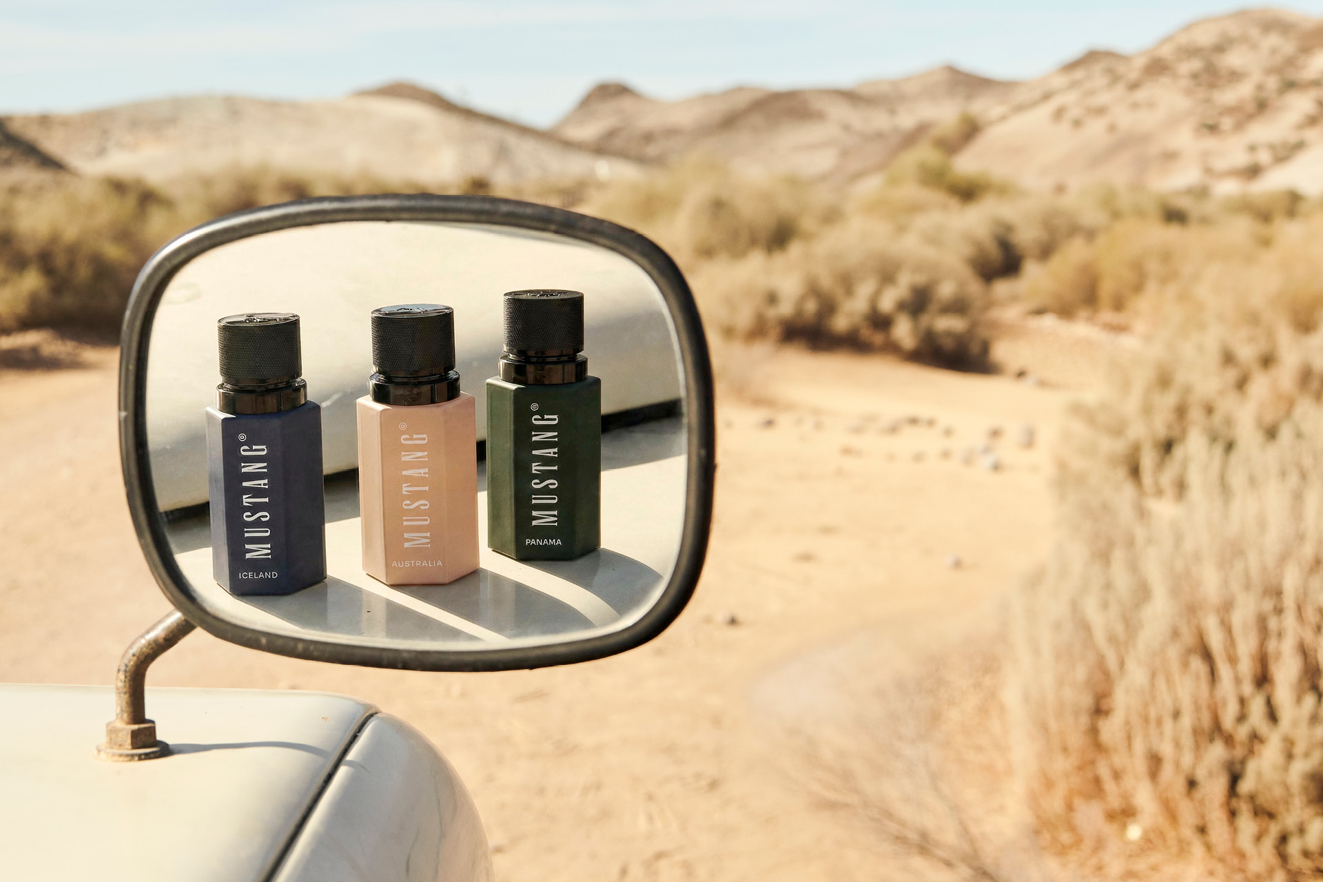 mineral oil, flaschen, set, kollektion, reflektionsseite