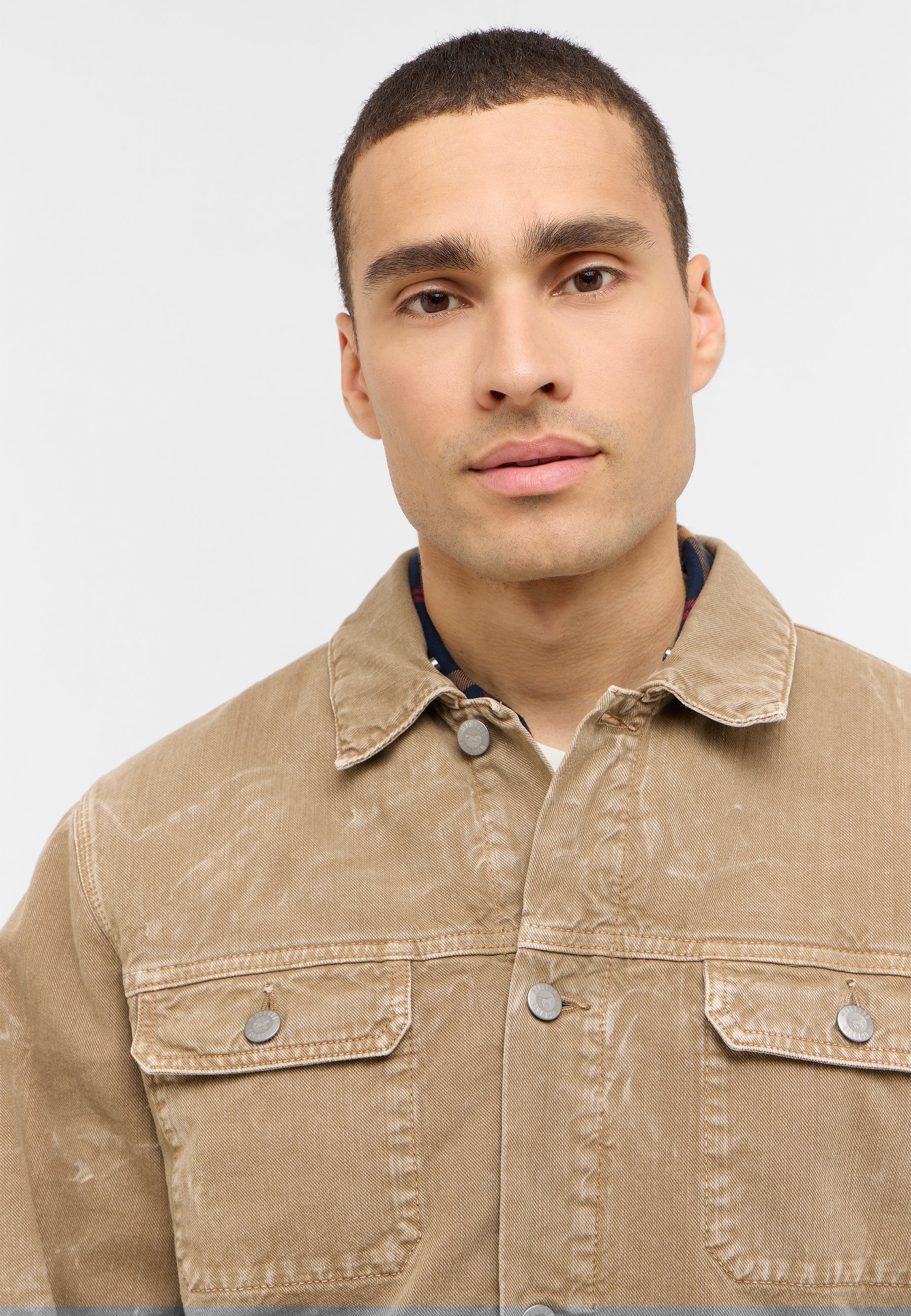 Mantel, Jacke, Khaki, Mann, Person