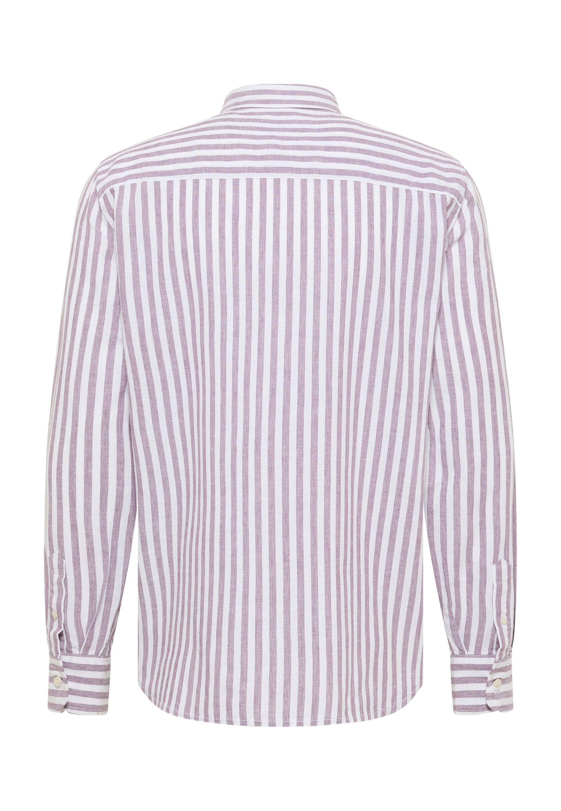 Streifen, Hemd, Langarmhemd, Lavendel, Strukturstripes