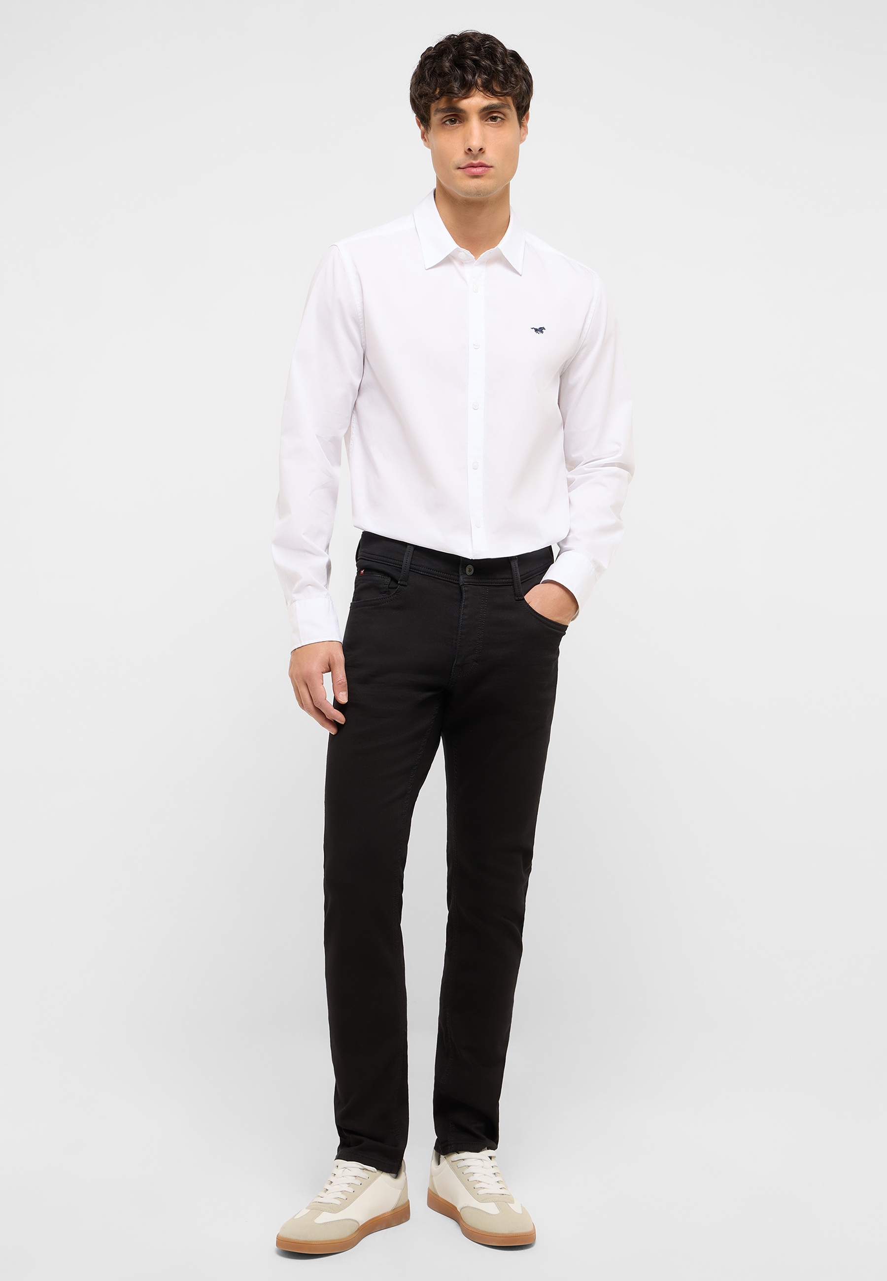 Hemd, Hosen, Kleid, Hemd, Mann, Person