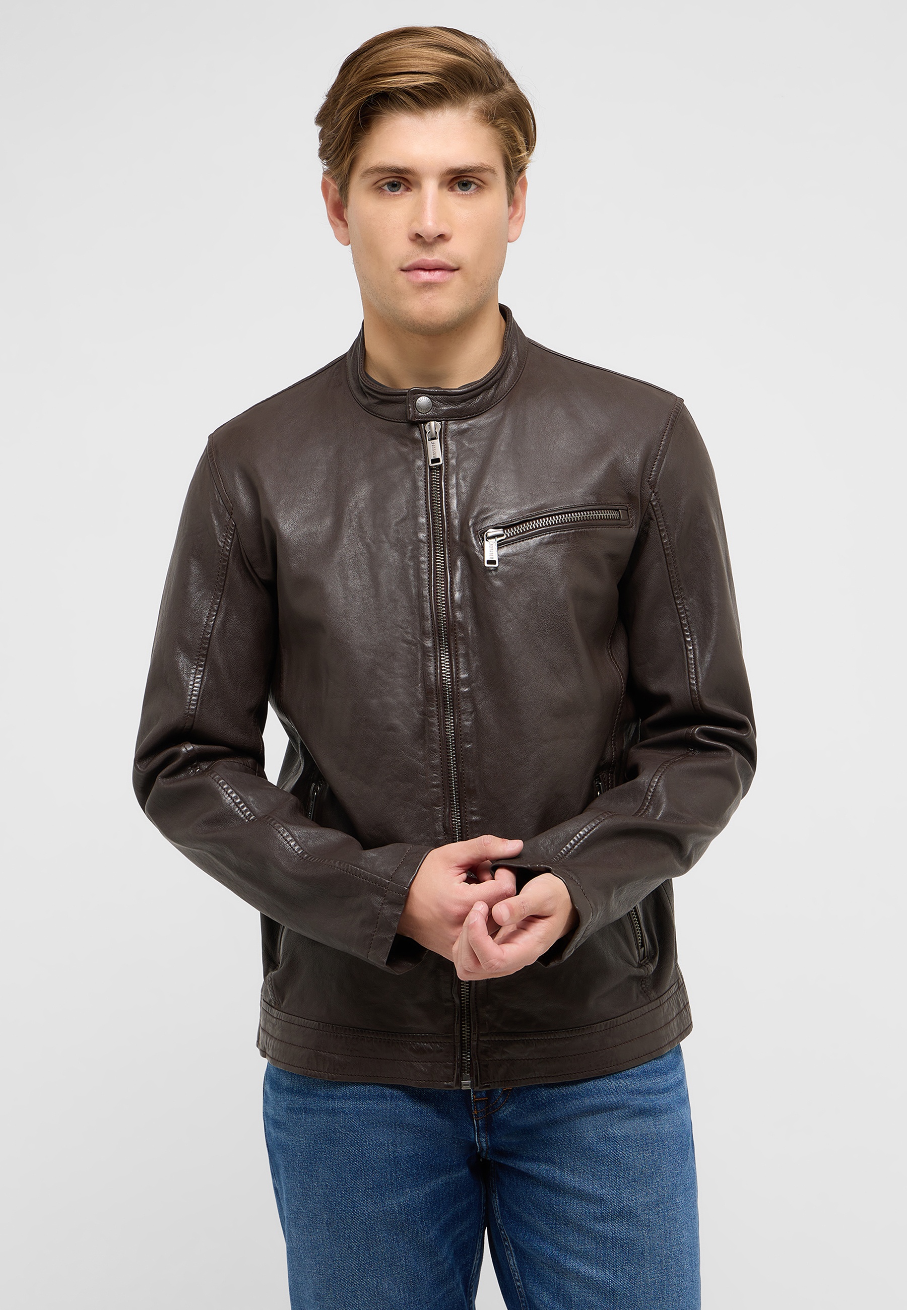 Mantel, Jacke, Jeans, Mann, Person