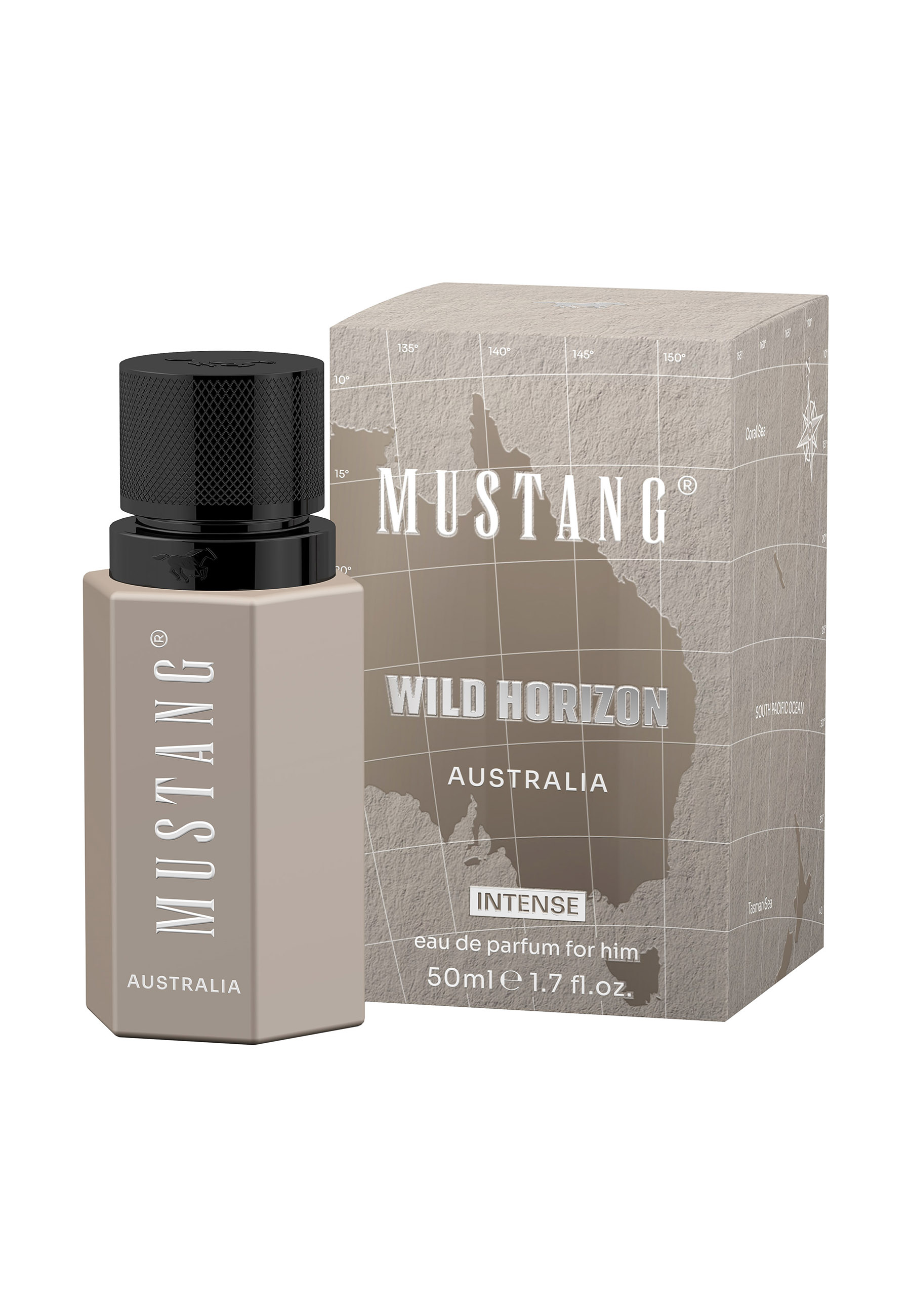Mustang Herren Parfum MUSTANG WILD HORIZON AUSTRALIA, grau