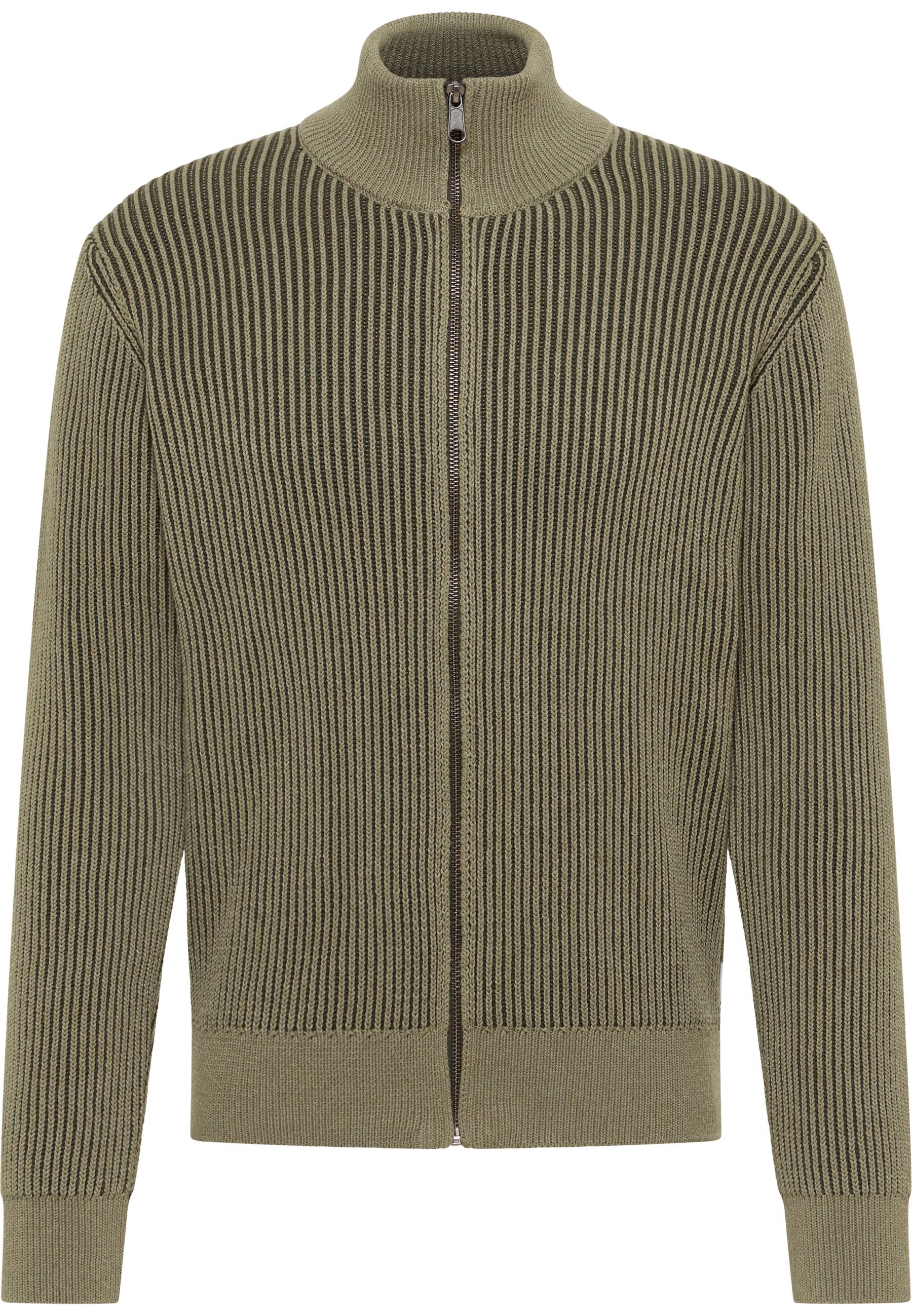 Mustang Herren Langarmcardigan Style Escondido, khaki