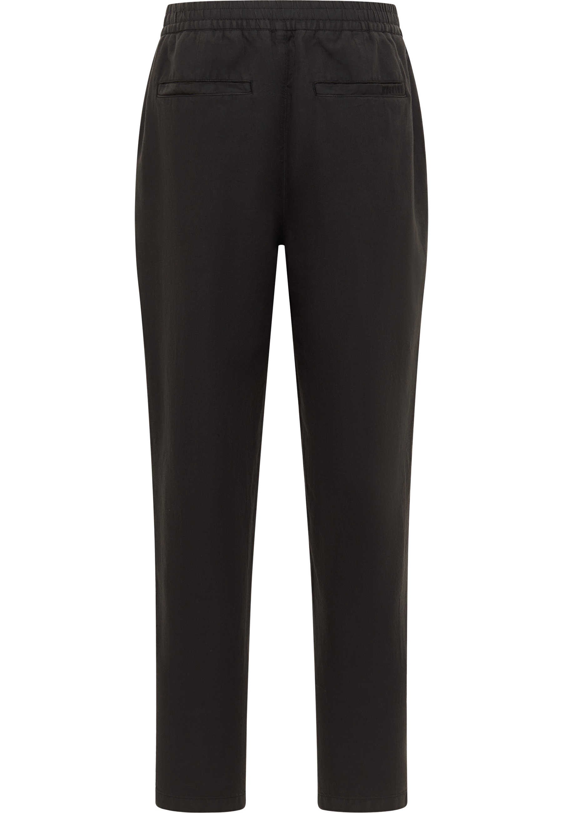 hose, pantalon, schwarz, knopfleisten, backseite