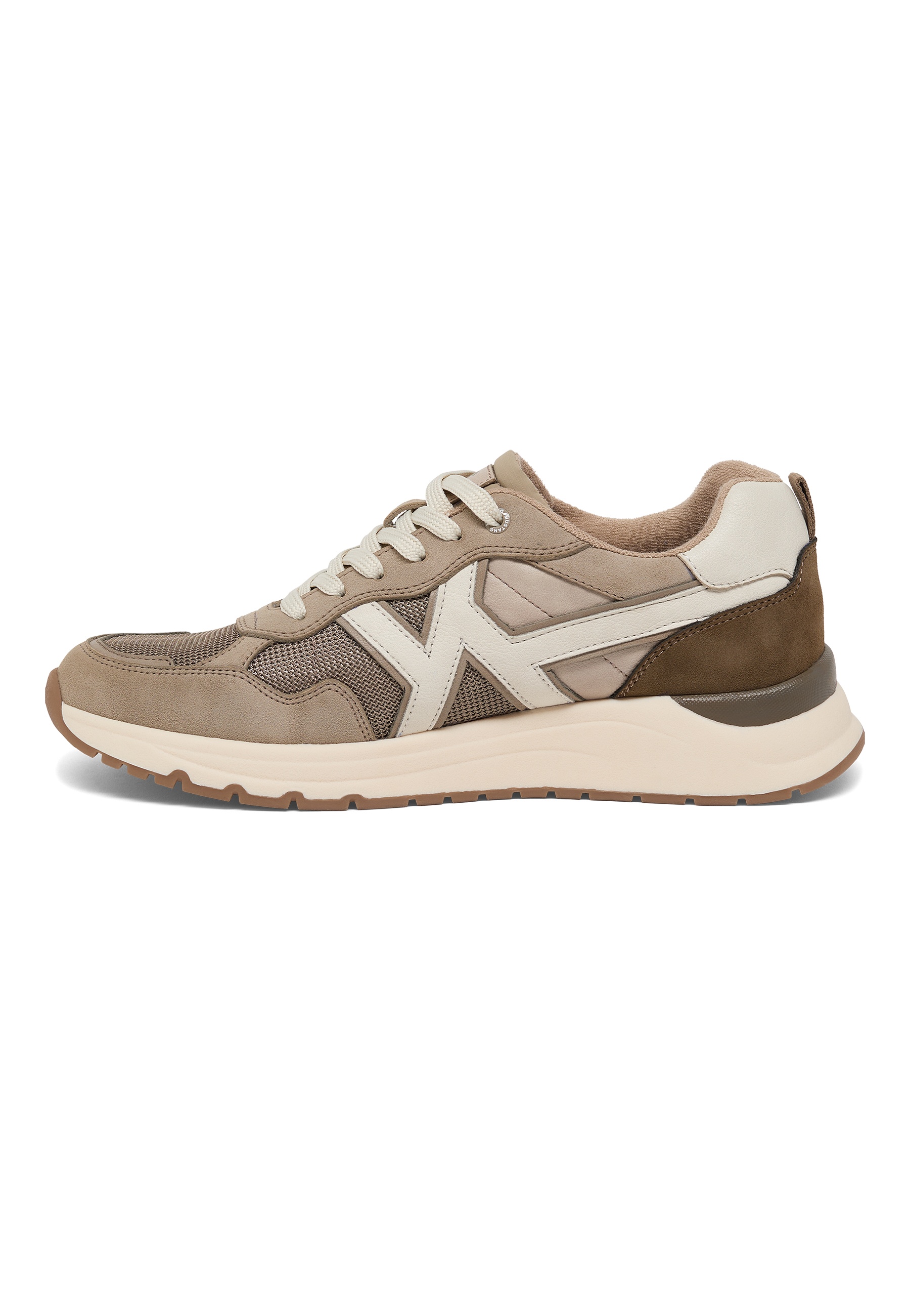 Sneaker, Laufschuh, Beige, Mesh, Sohle