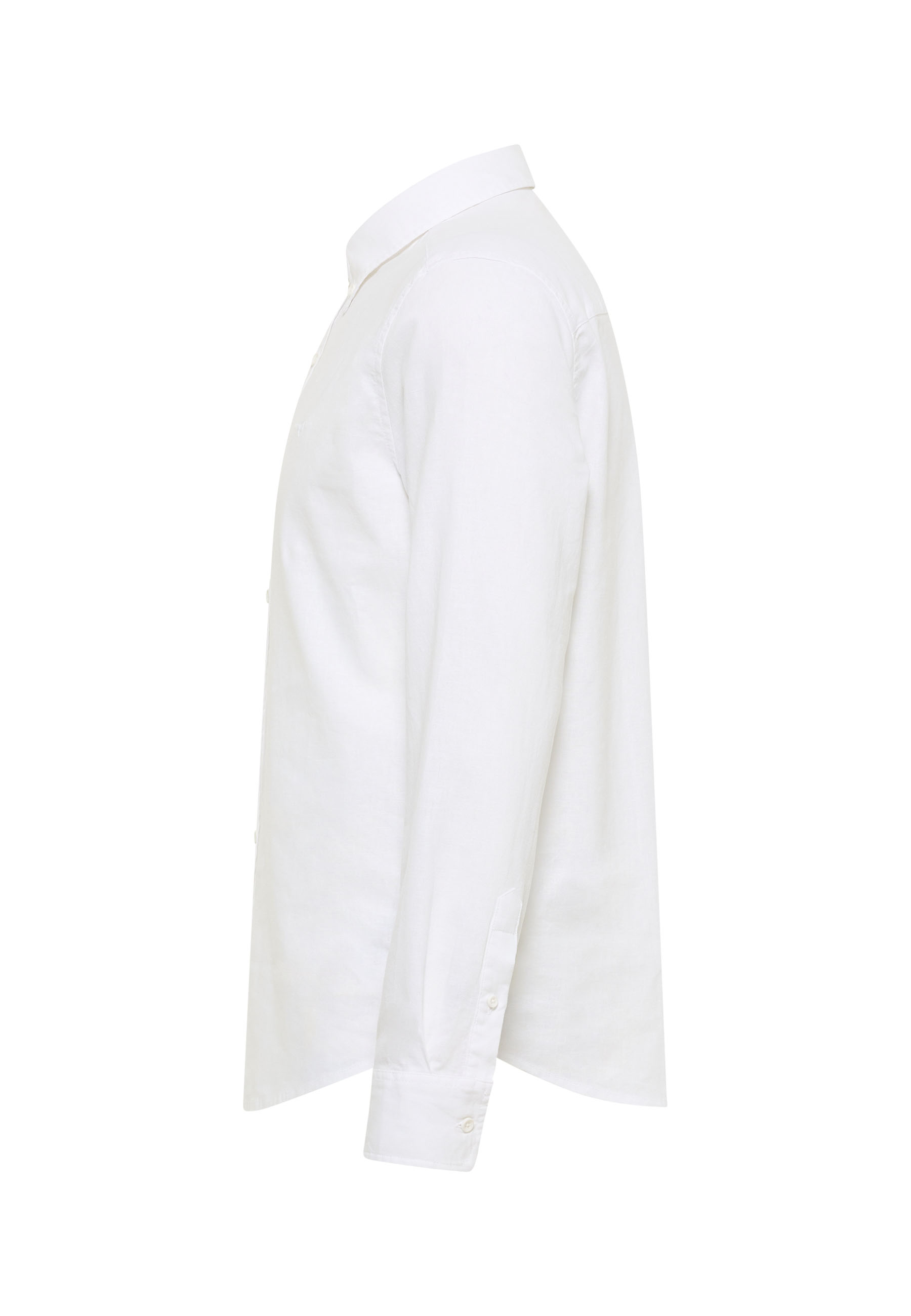 weiß, Hemdstoff, Langarm, Hemd, Knopfleiste