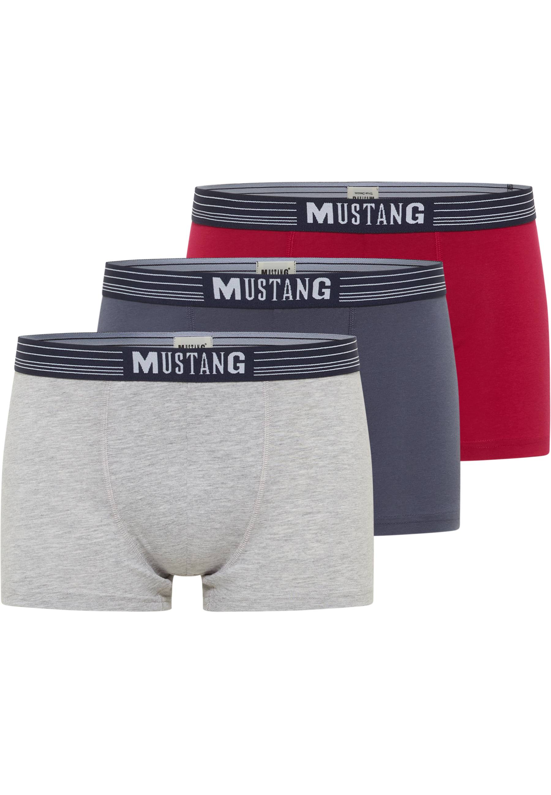 Boxer pants, Unterhose, Uni-Farbe, Elastikbund, 3er Pack