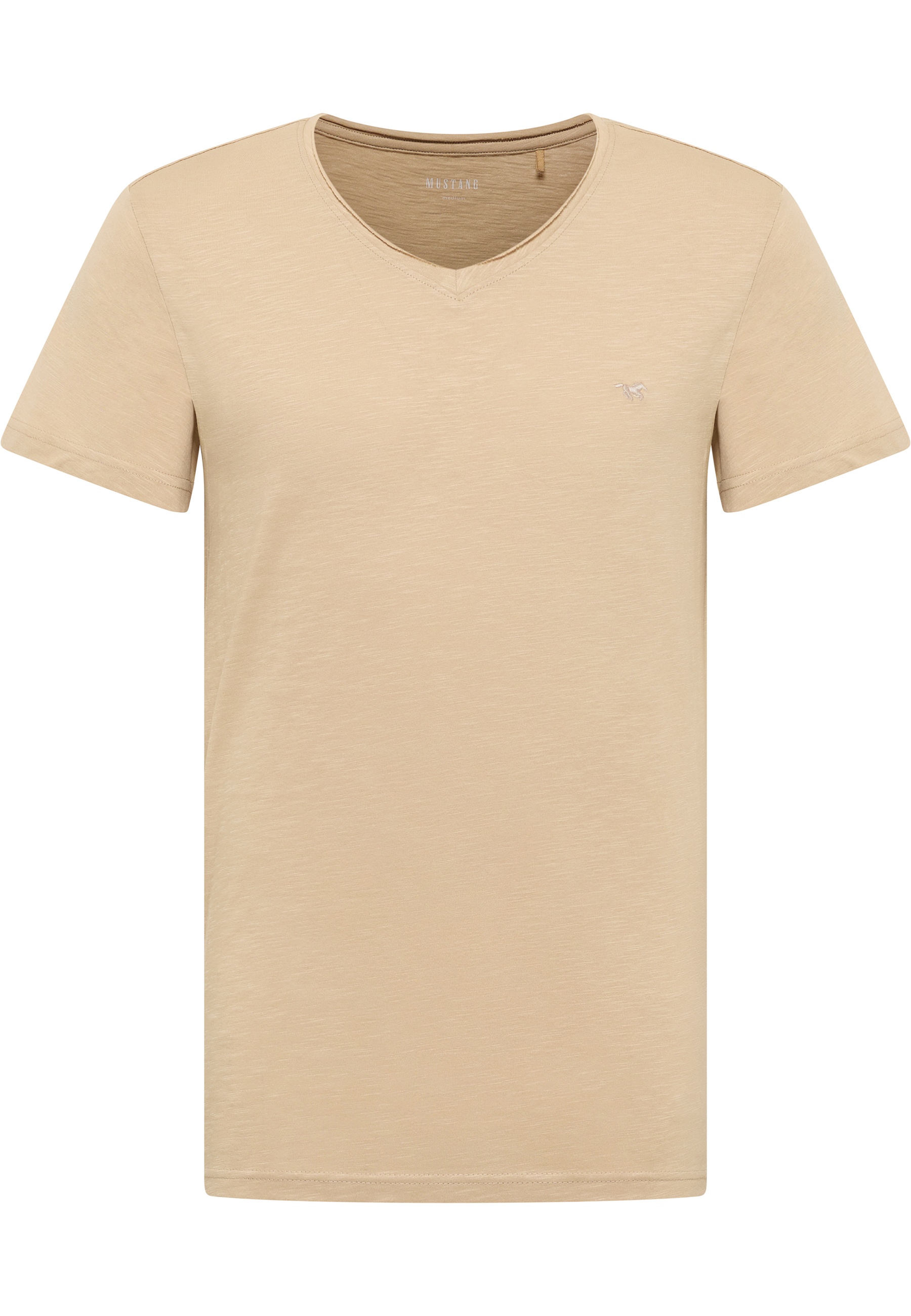 Mustang Herren T-Shirt Style Amado, beige