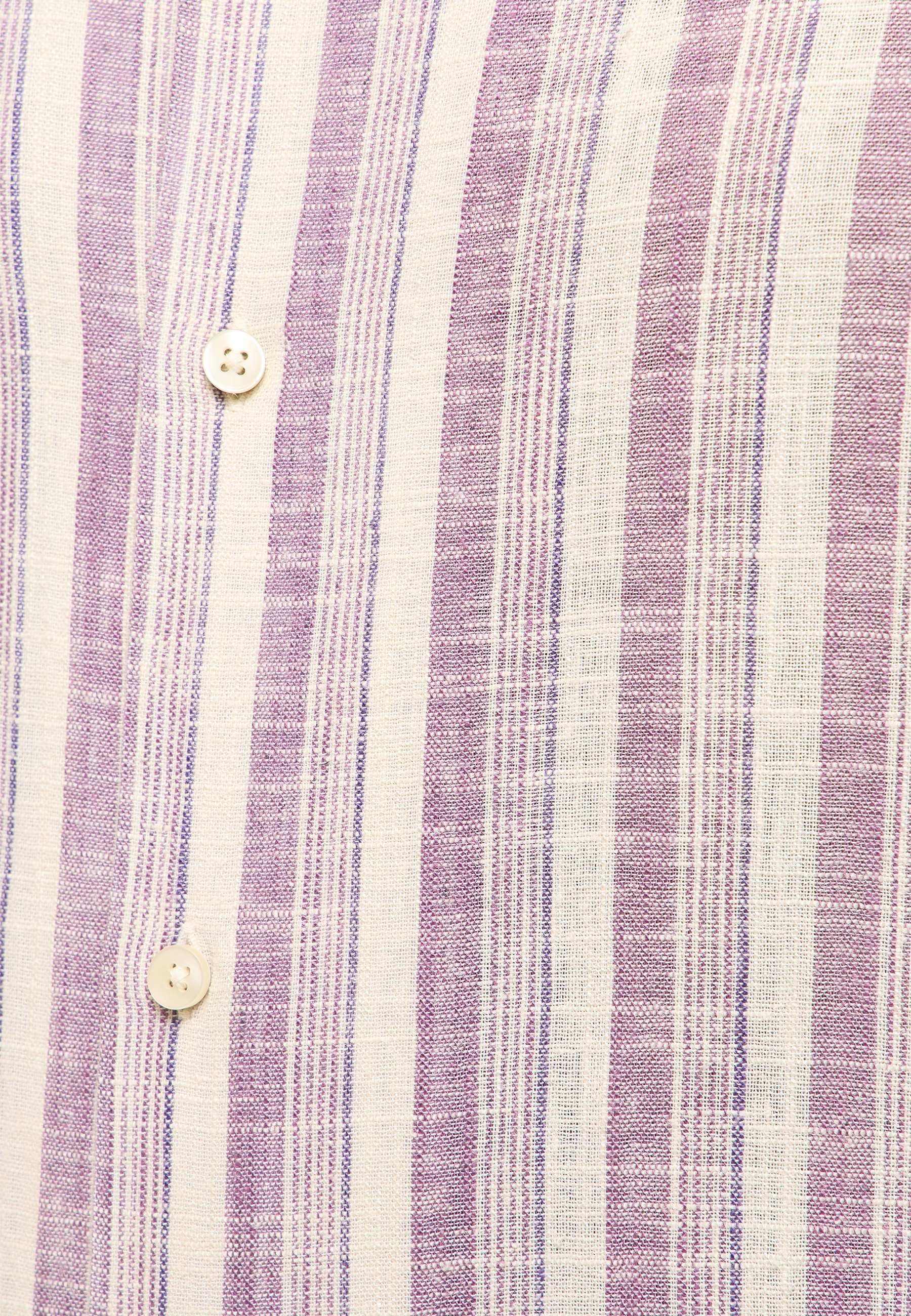 Streifenhemd, Streifenstoff, Streifendesign, Leinenoptik, Knopfdetail