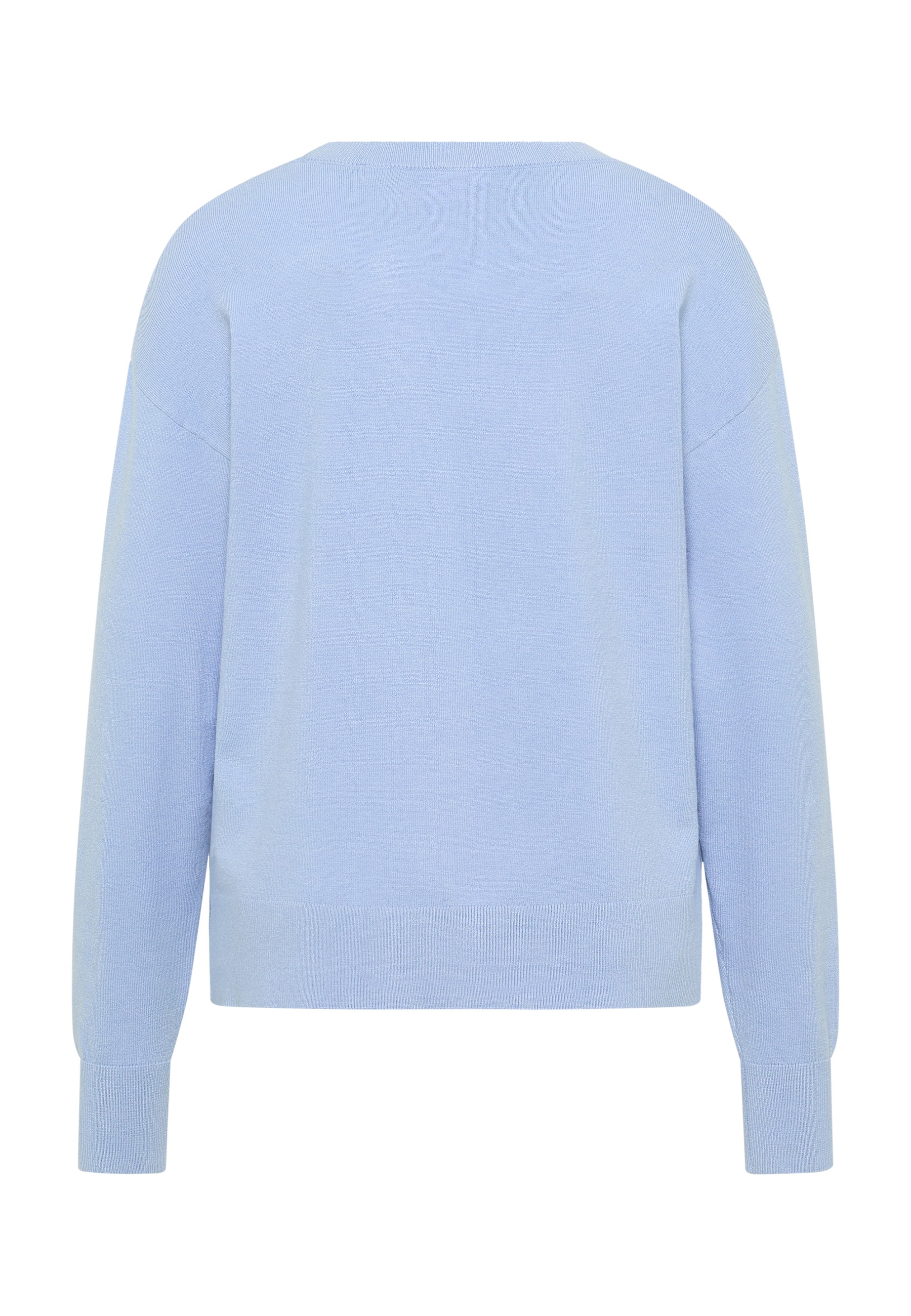 mit Flat-Knit-Struktur