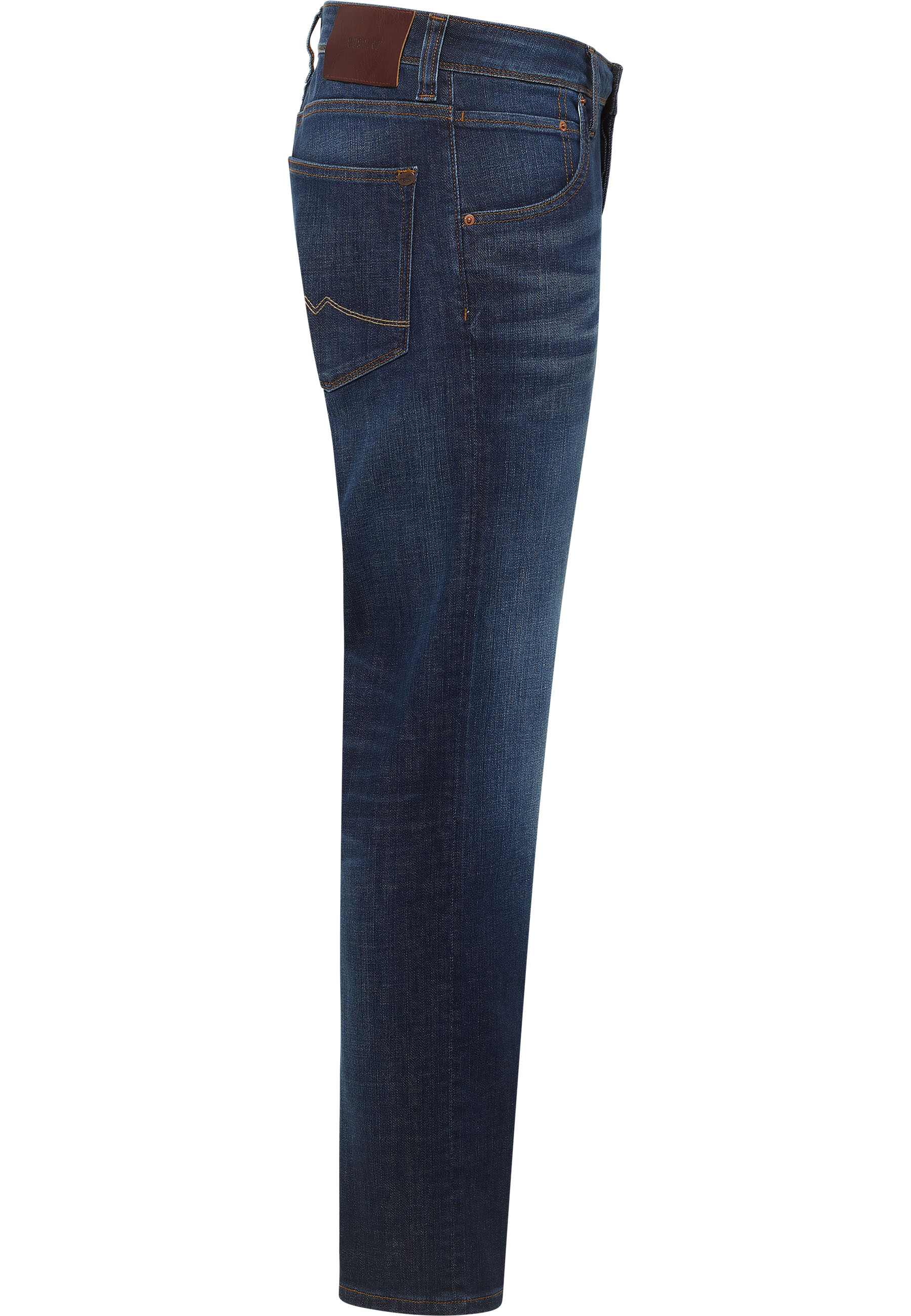 jeans, Denim, Blau, Straight Leg, Tasche
