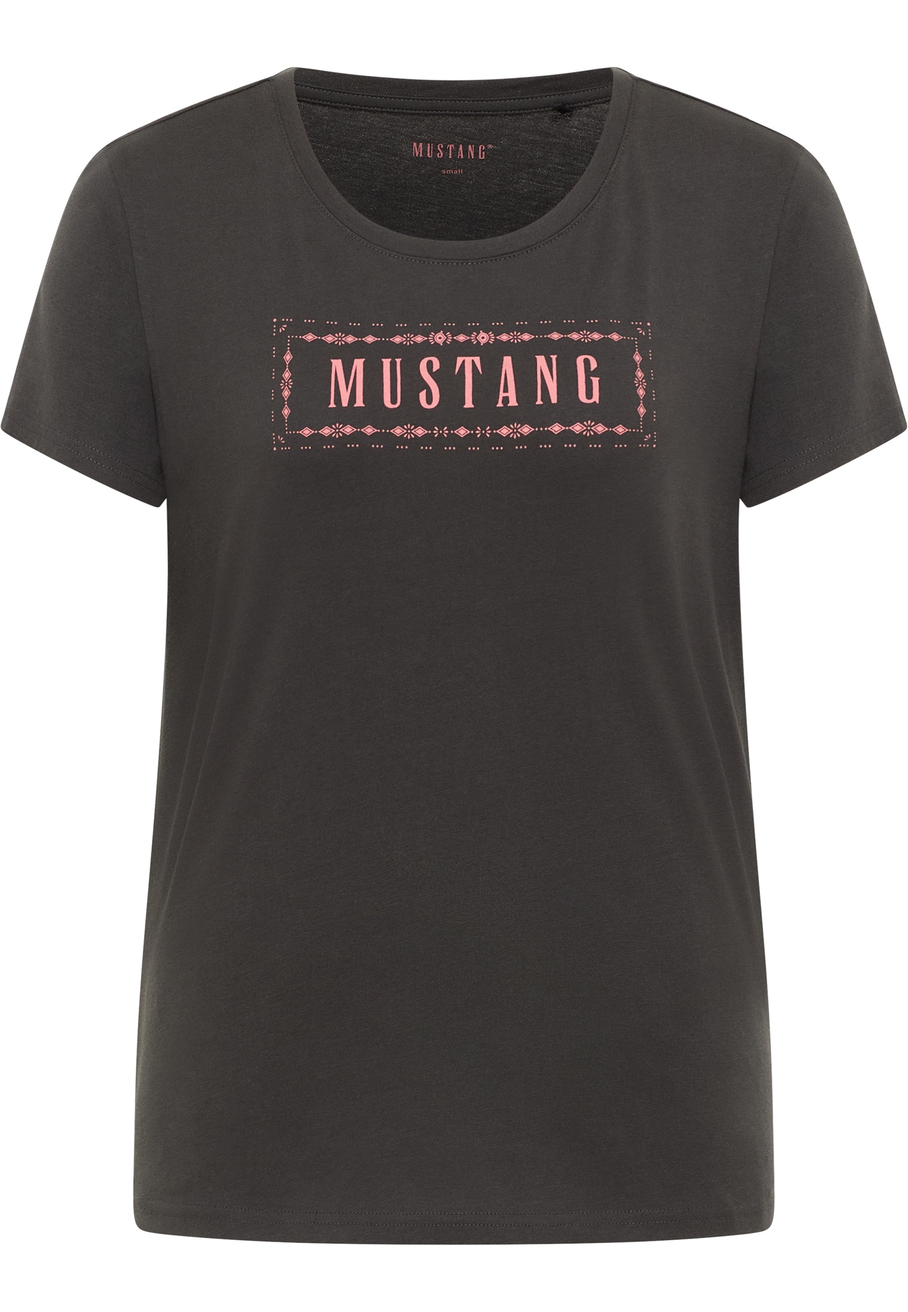 Mustang Damen T-Shirt Style Alma, schwarz