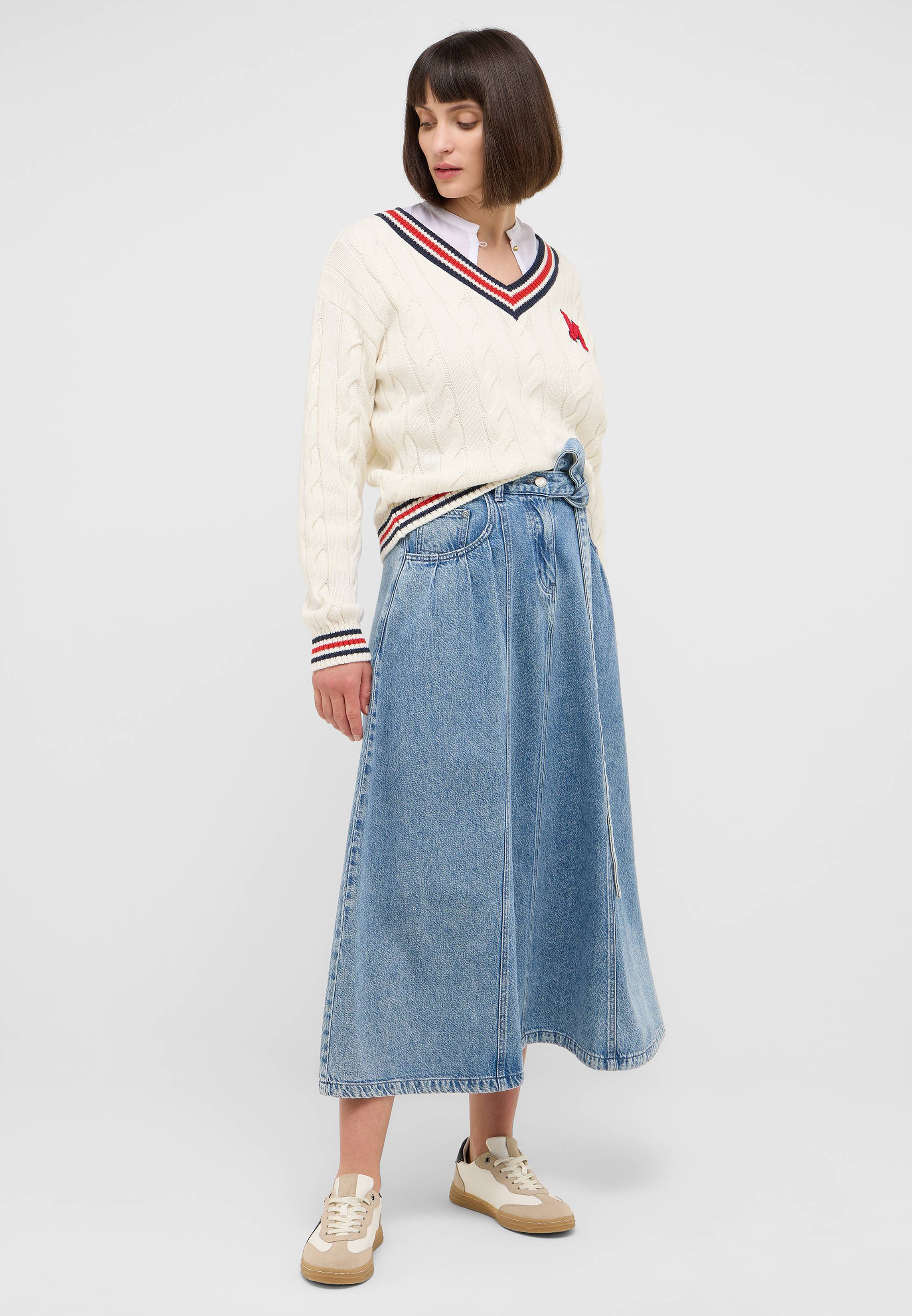 Bekleidung, Rock, Hosen, Strickwaren, Pullover