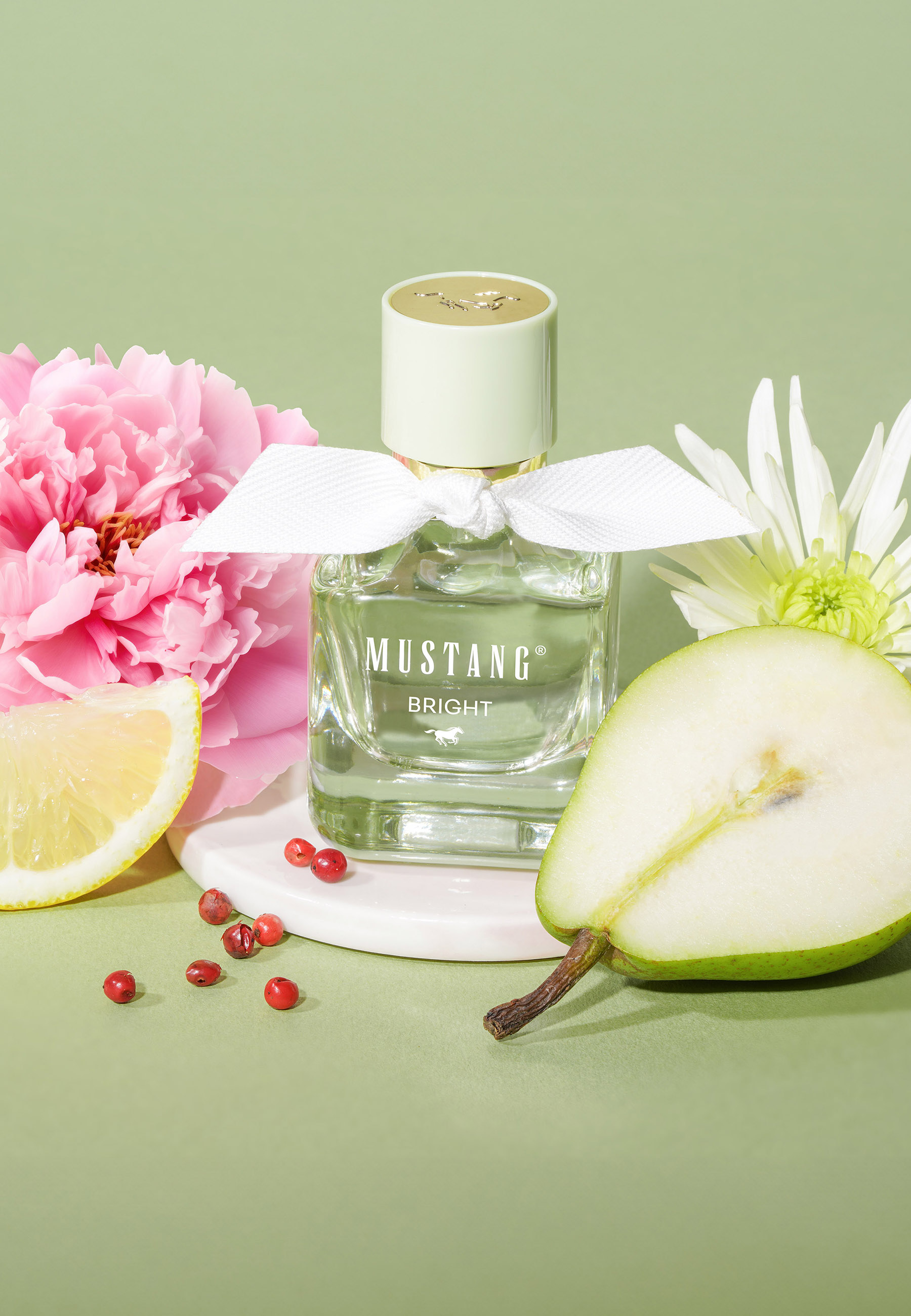 parfum, flakon, duft, mustang bright, fruchtig