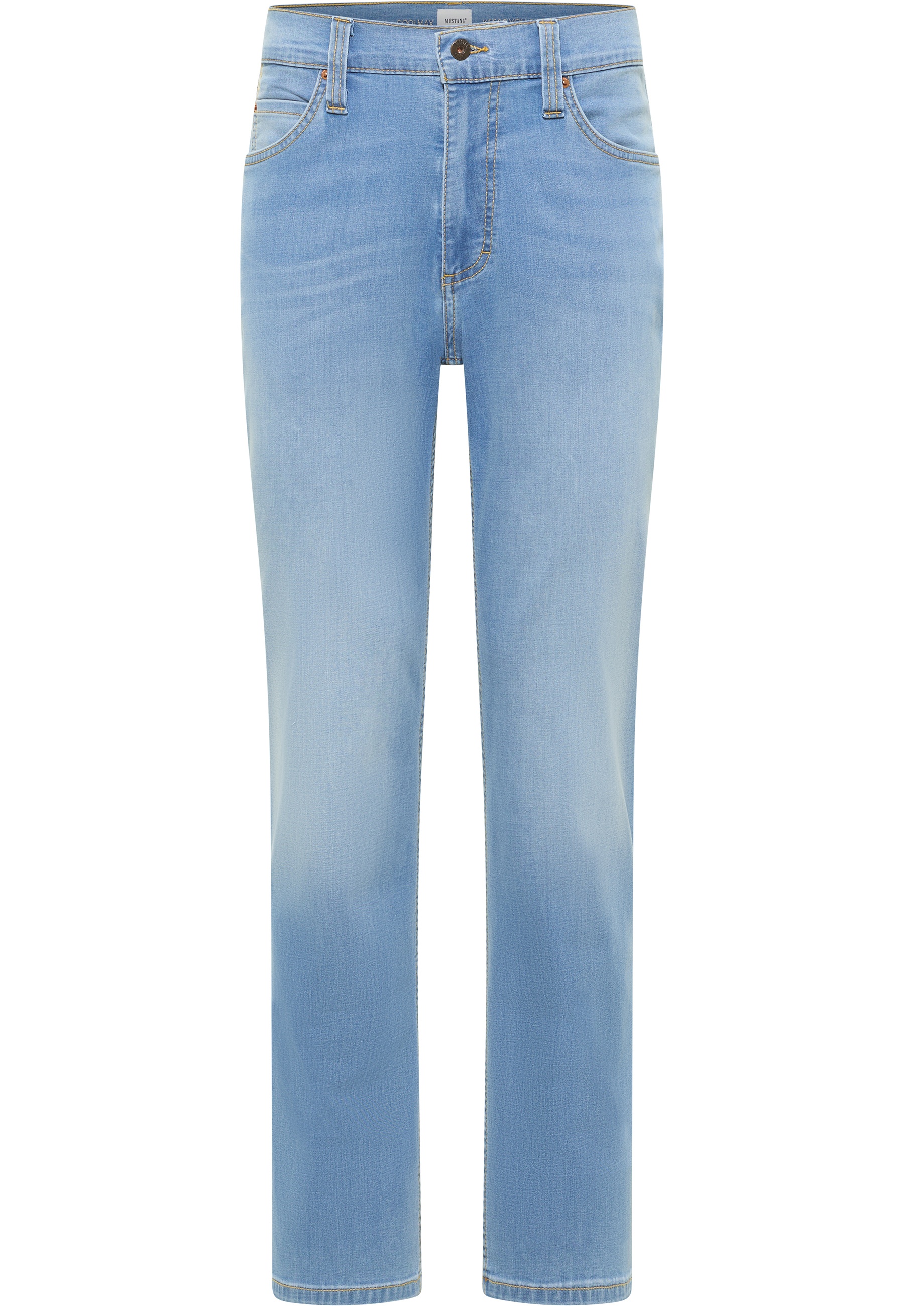 Mustang Herren Jeans Style Tramper Straight, blau hell