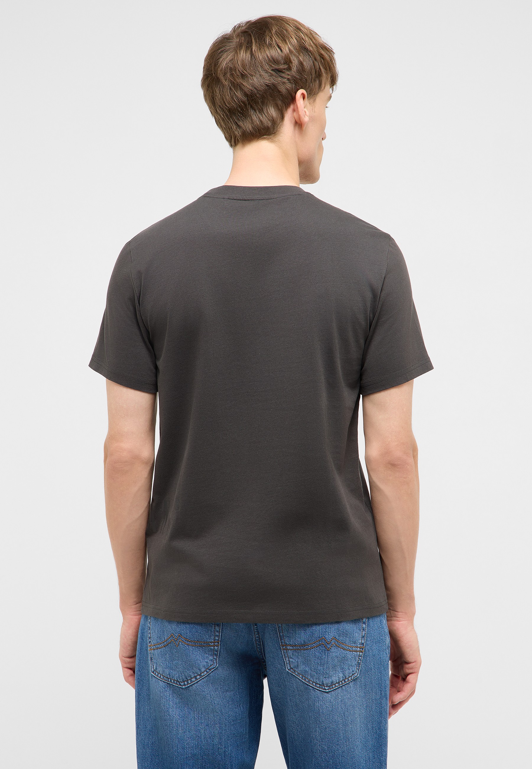 T-Shirt, Kurzarm, Grau, Kleidungsstück, Rückseite?