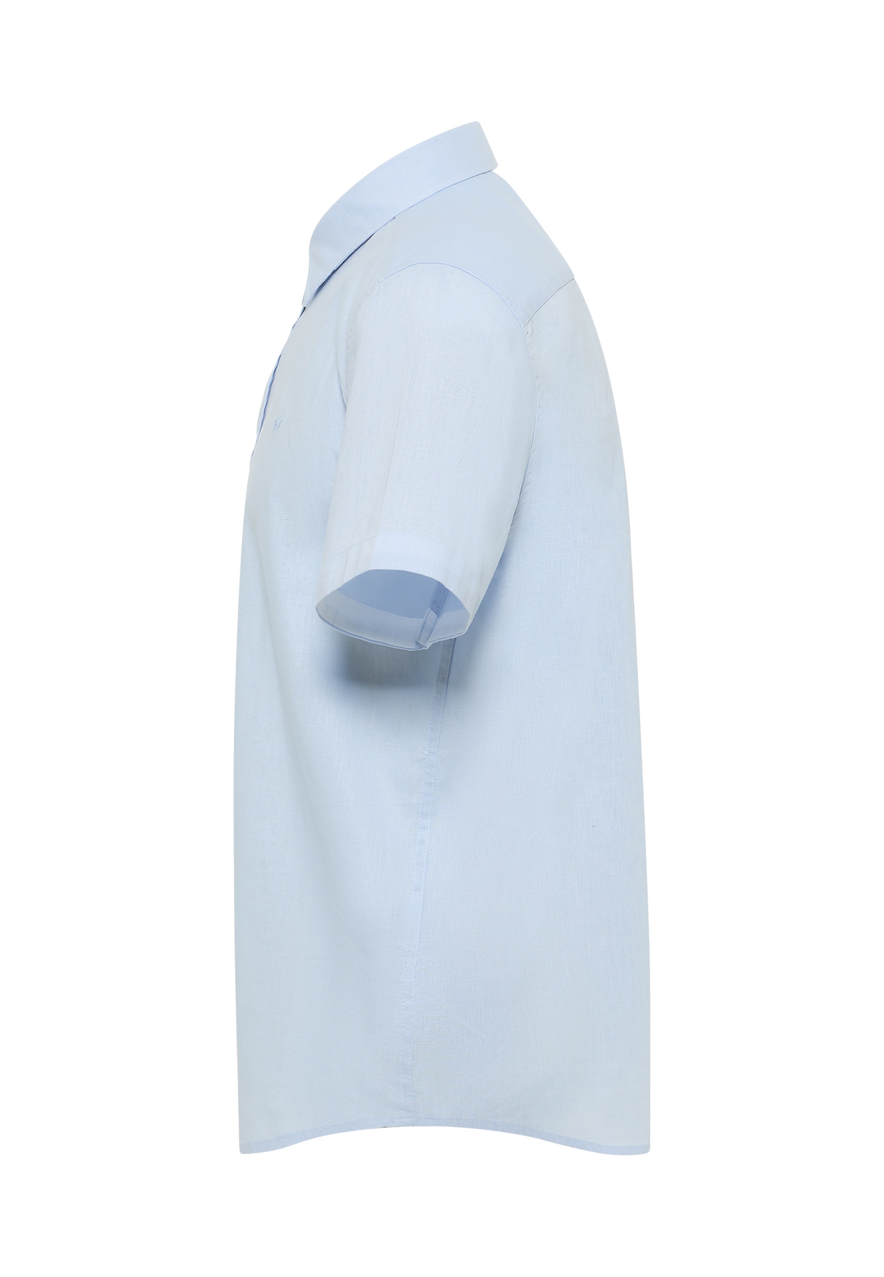 Hemd, Kurzarm, Hemdshirt, Hemdblau, Kragen