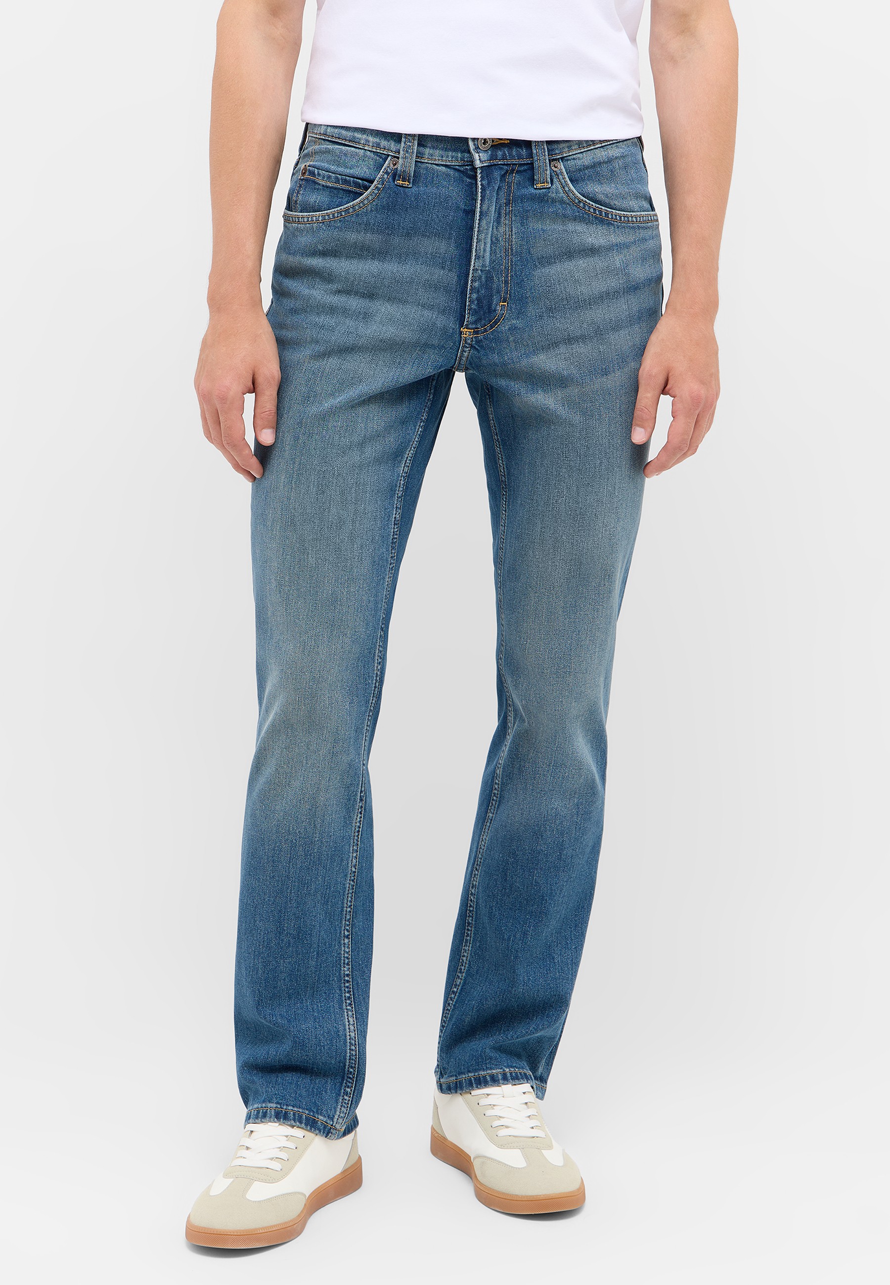 Jeans, Straight leg, Blau, Denim, Freizeithose