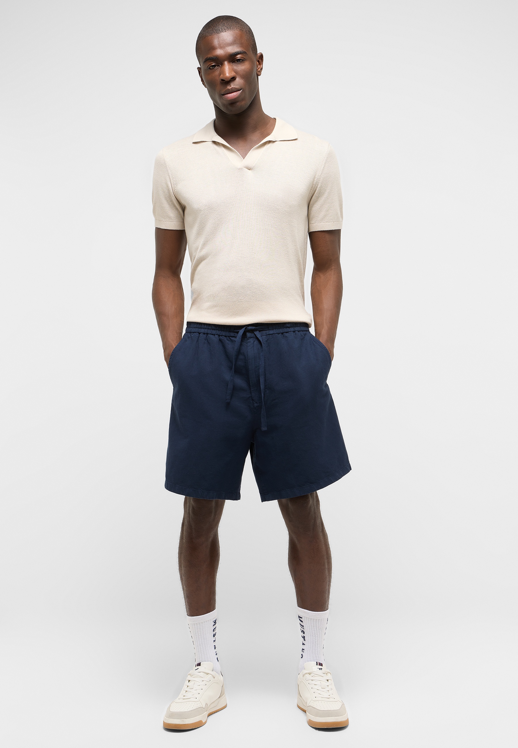 Short Style Linen Jogger Shorts