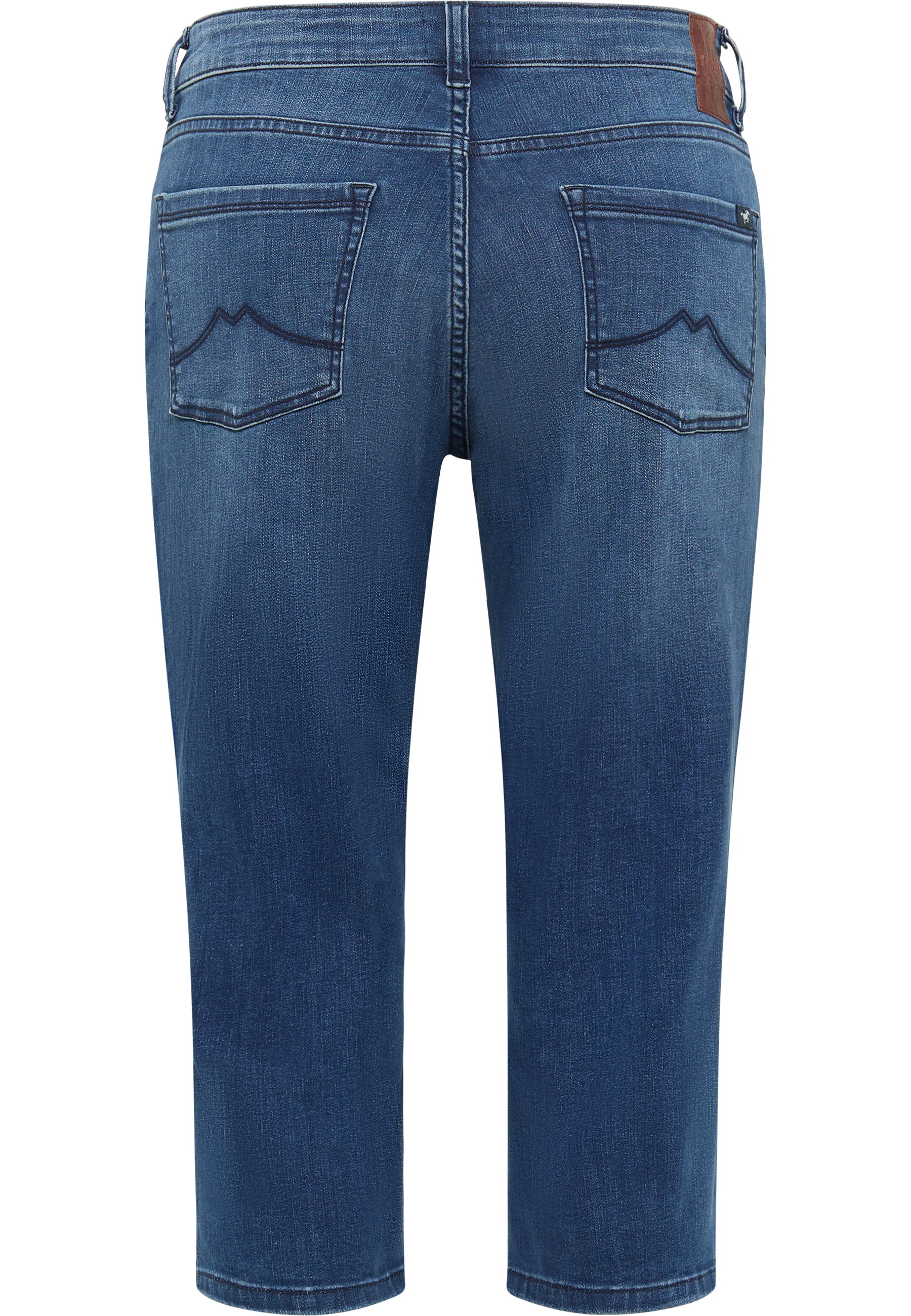 Jeans, Blau, Hintertaschen, Denim, Gerade Bein